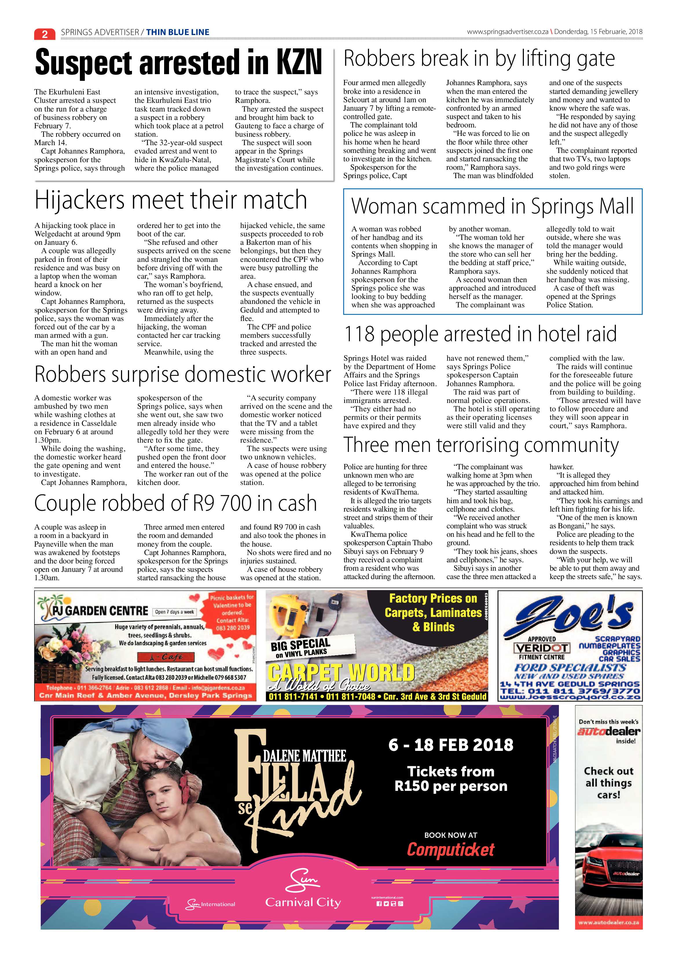 Springs Advertiser 15 February 2018 page 2