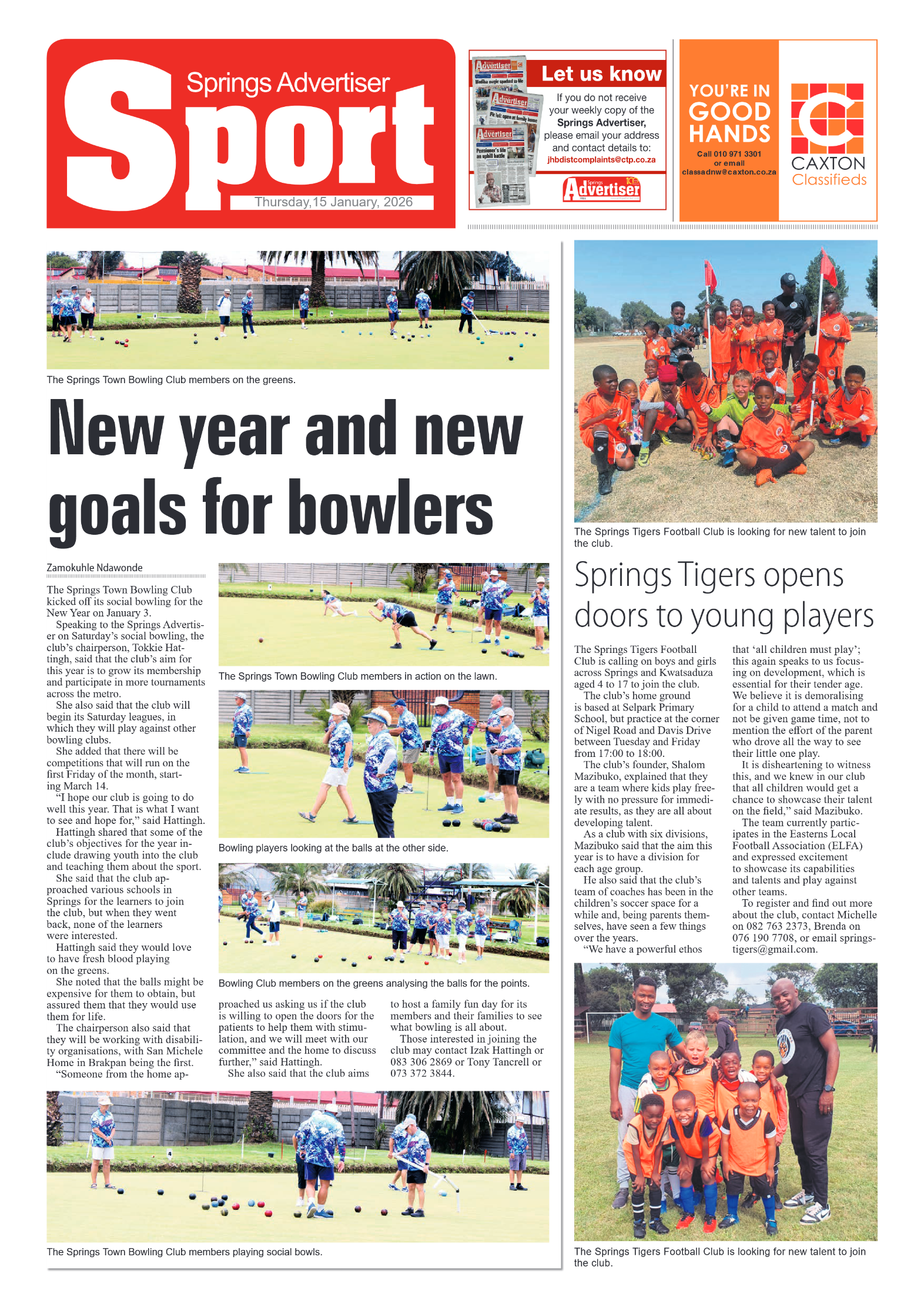 Springs Advertiser 15 January 2026 page 10