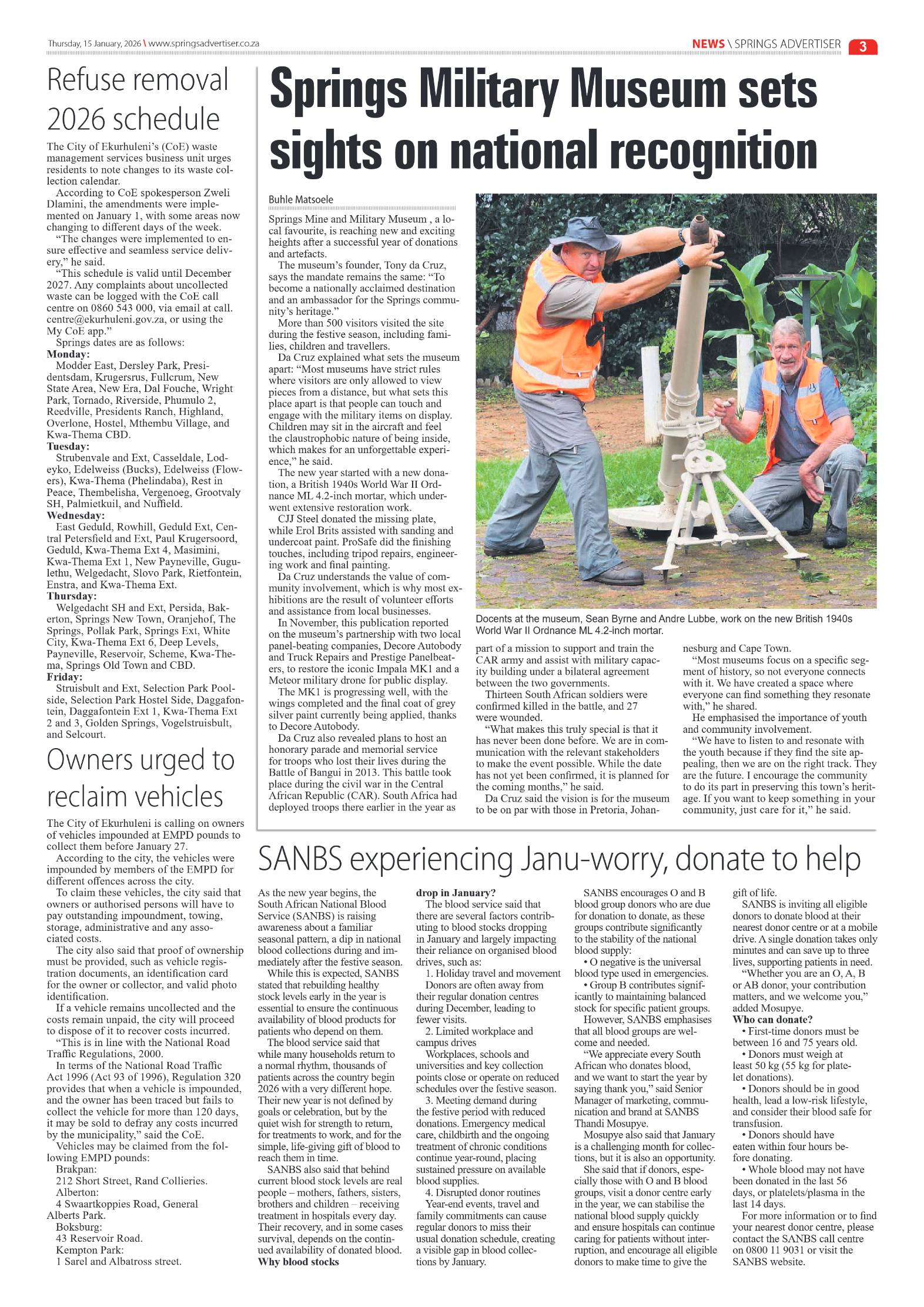 Springs Advertiser 15 January 2026 page 5