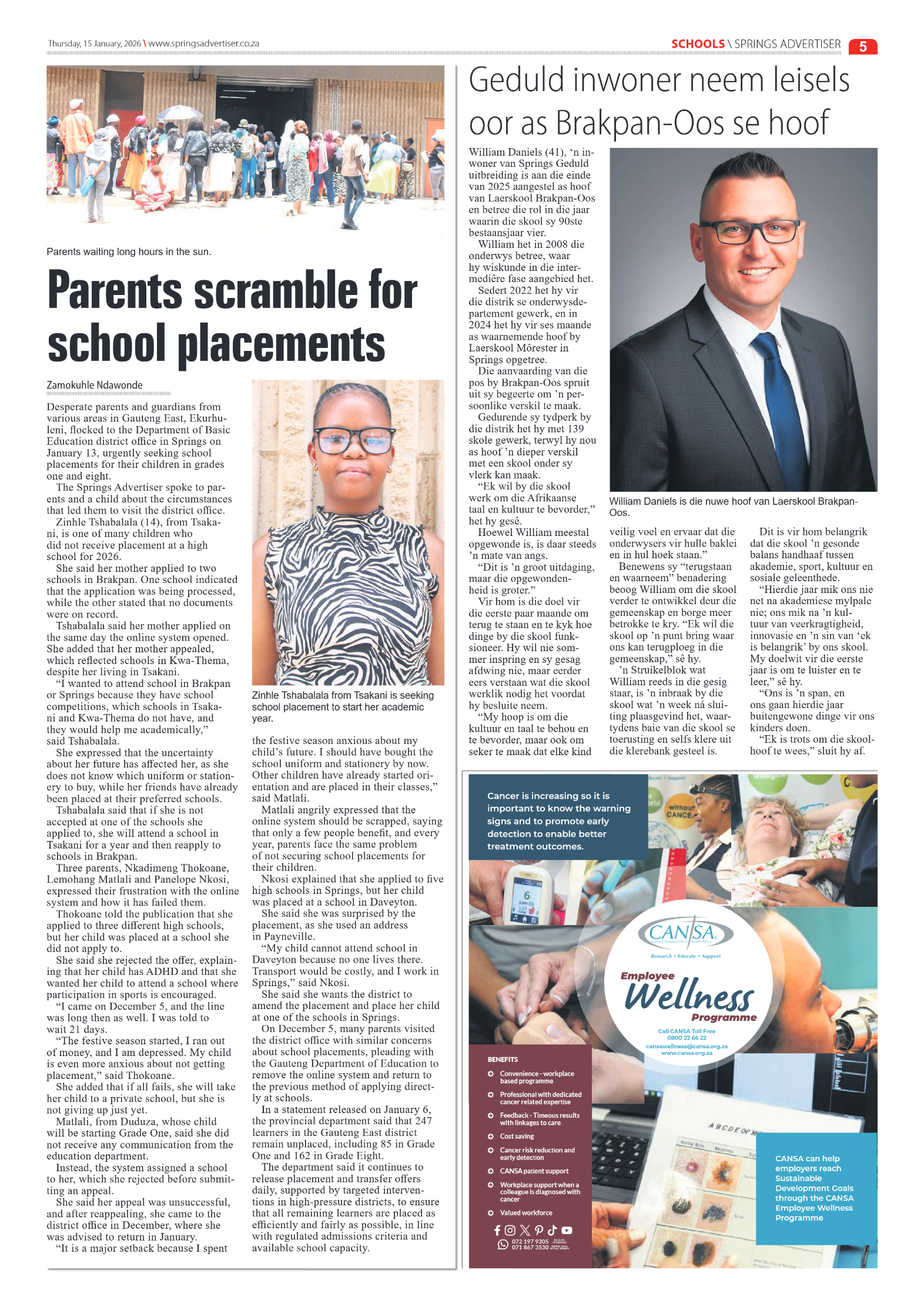 Springs Advertiser 15 January 2026 page 7