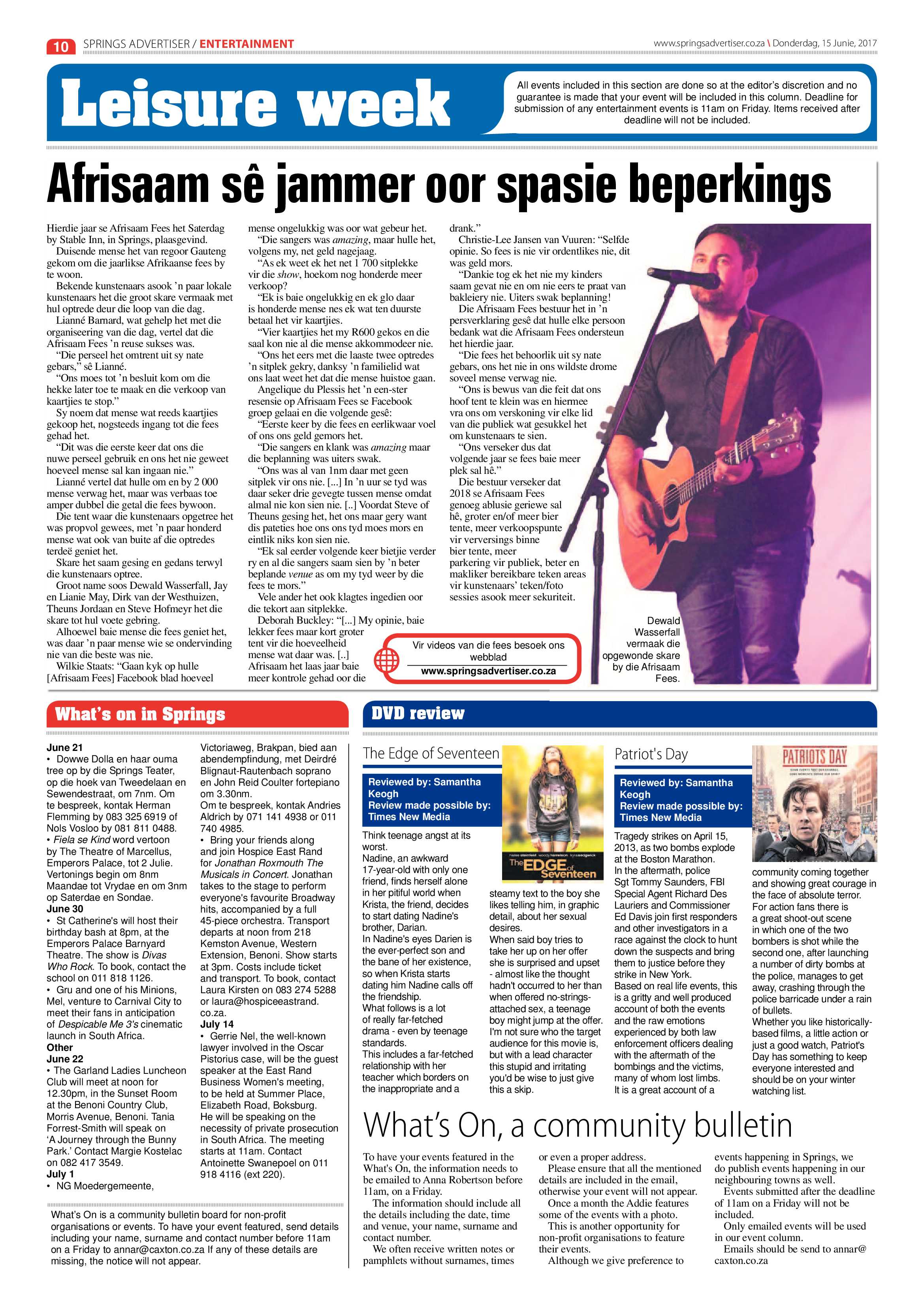 Springs Advertiser 15 June 2017 page 10