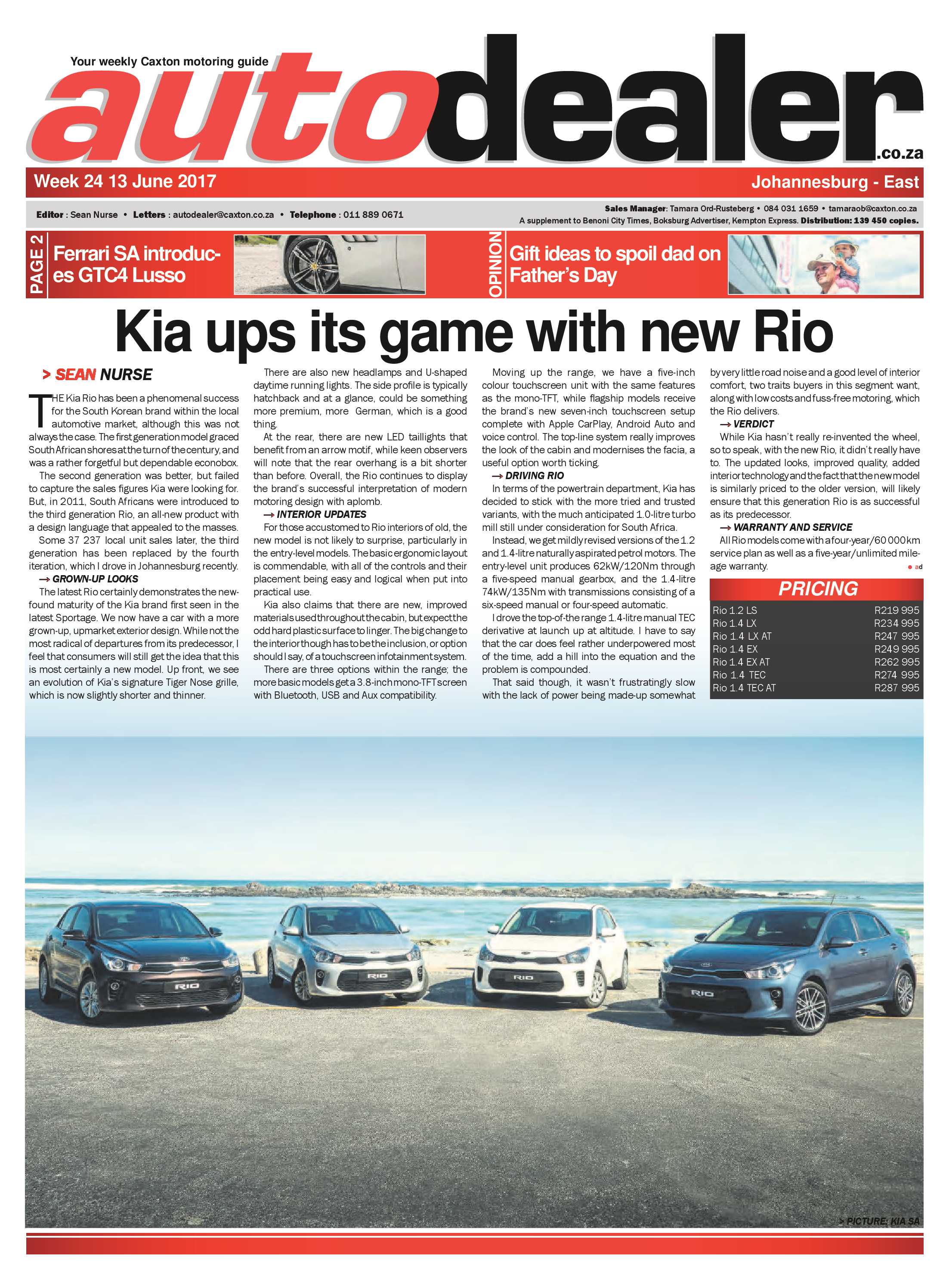 Springs Advertiser 15 June 2017 page 21