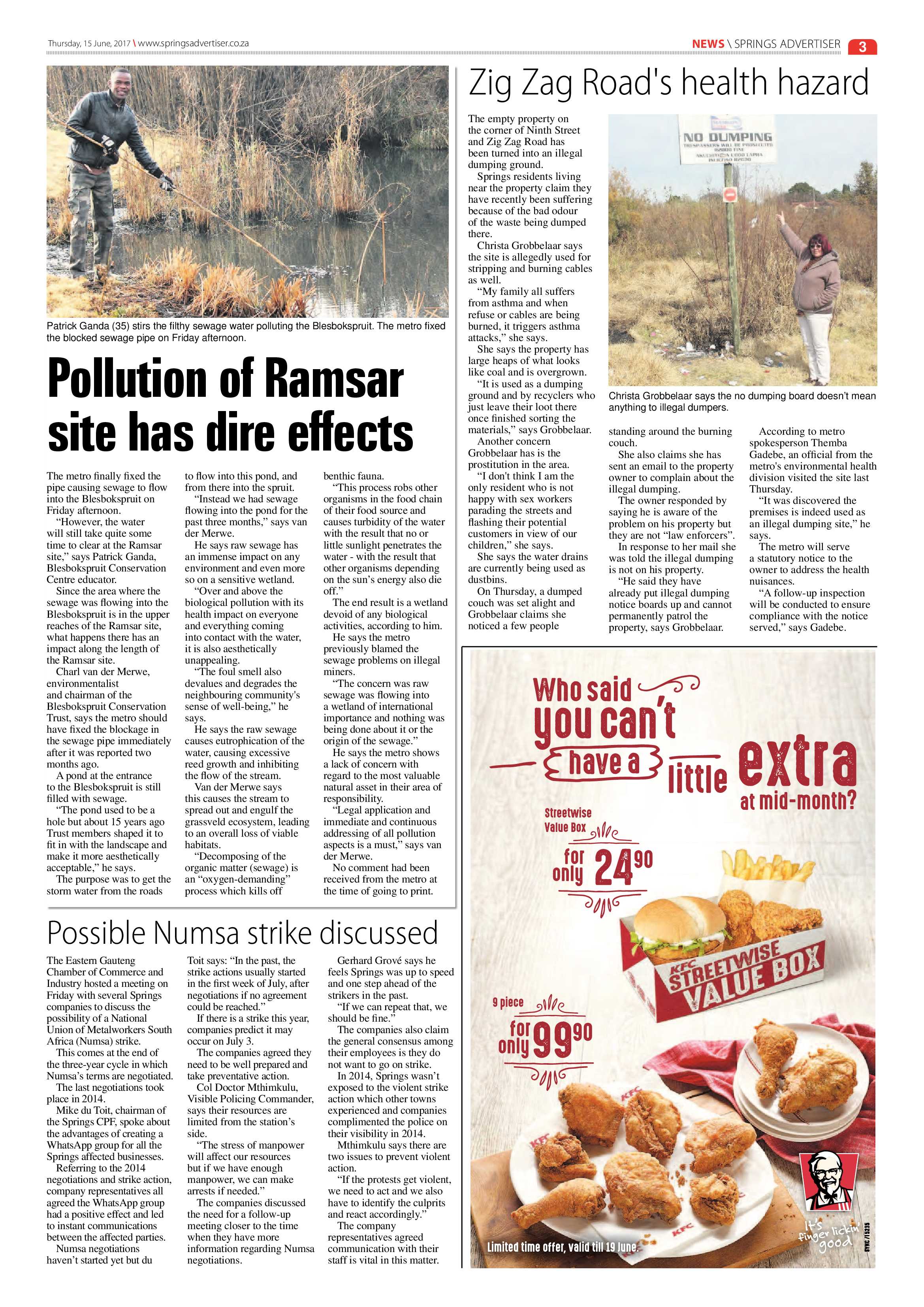 Springs Advertiser 15 June 2017 page 3