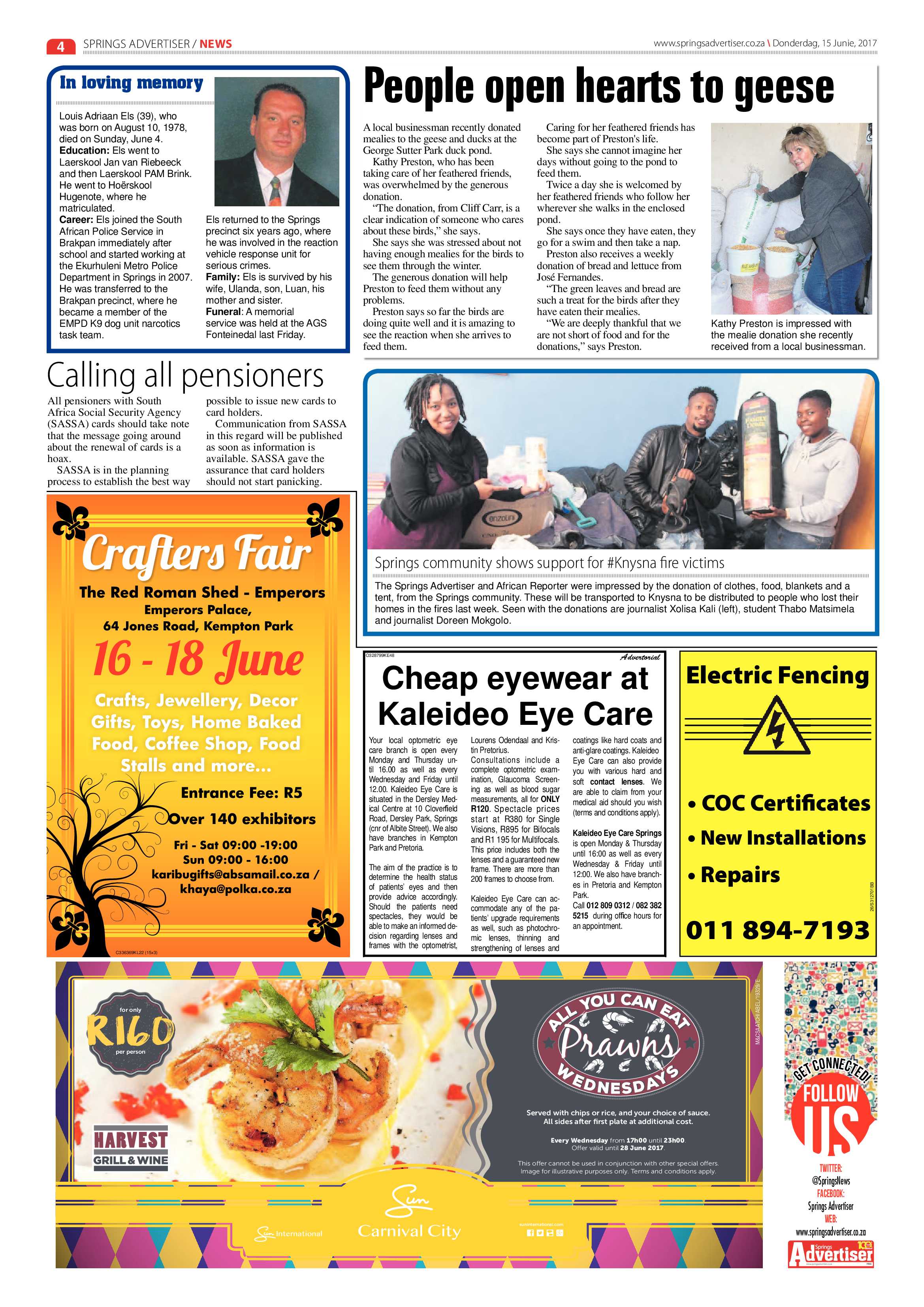 Springs Advertiser 15 June 2017 page 4