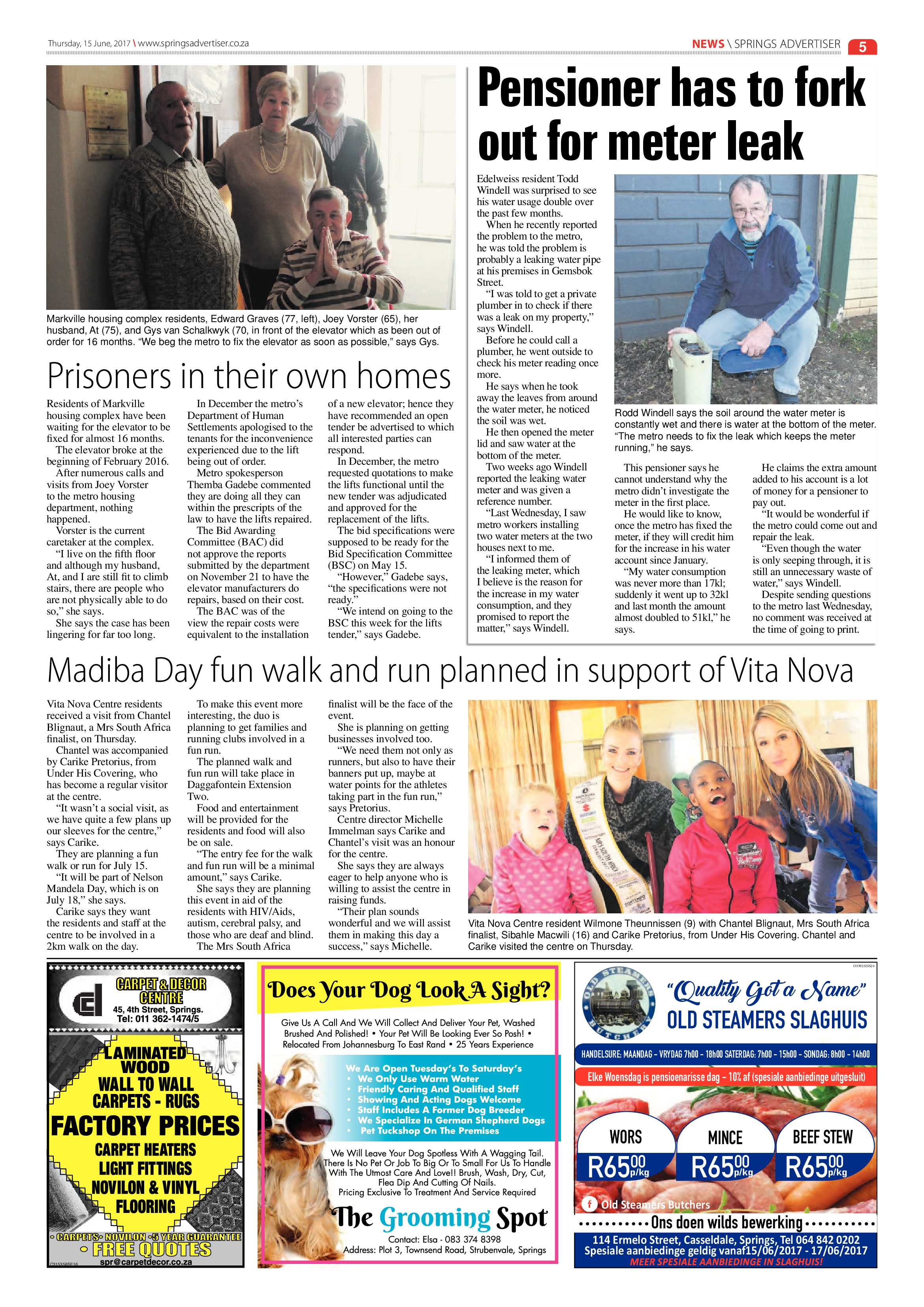 Springs Advertiser 15 June 2017 page 5