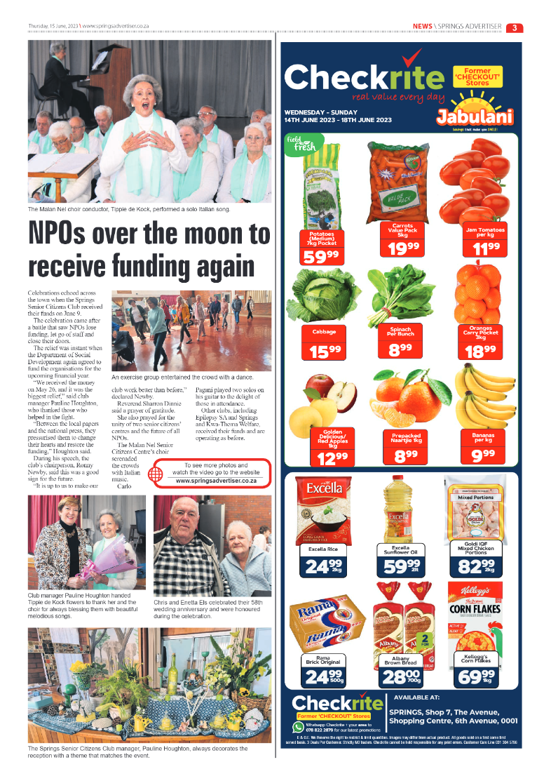 Springs Advertiser 15 June 2023 page 3