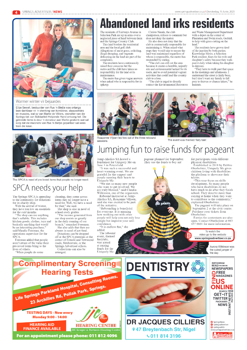 Springs Advertiser 15 June 2023 page 4