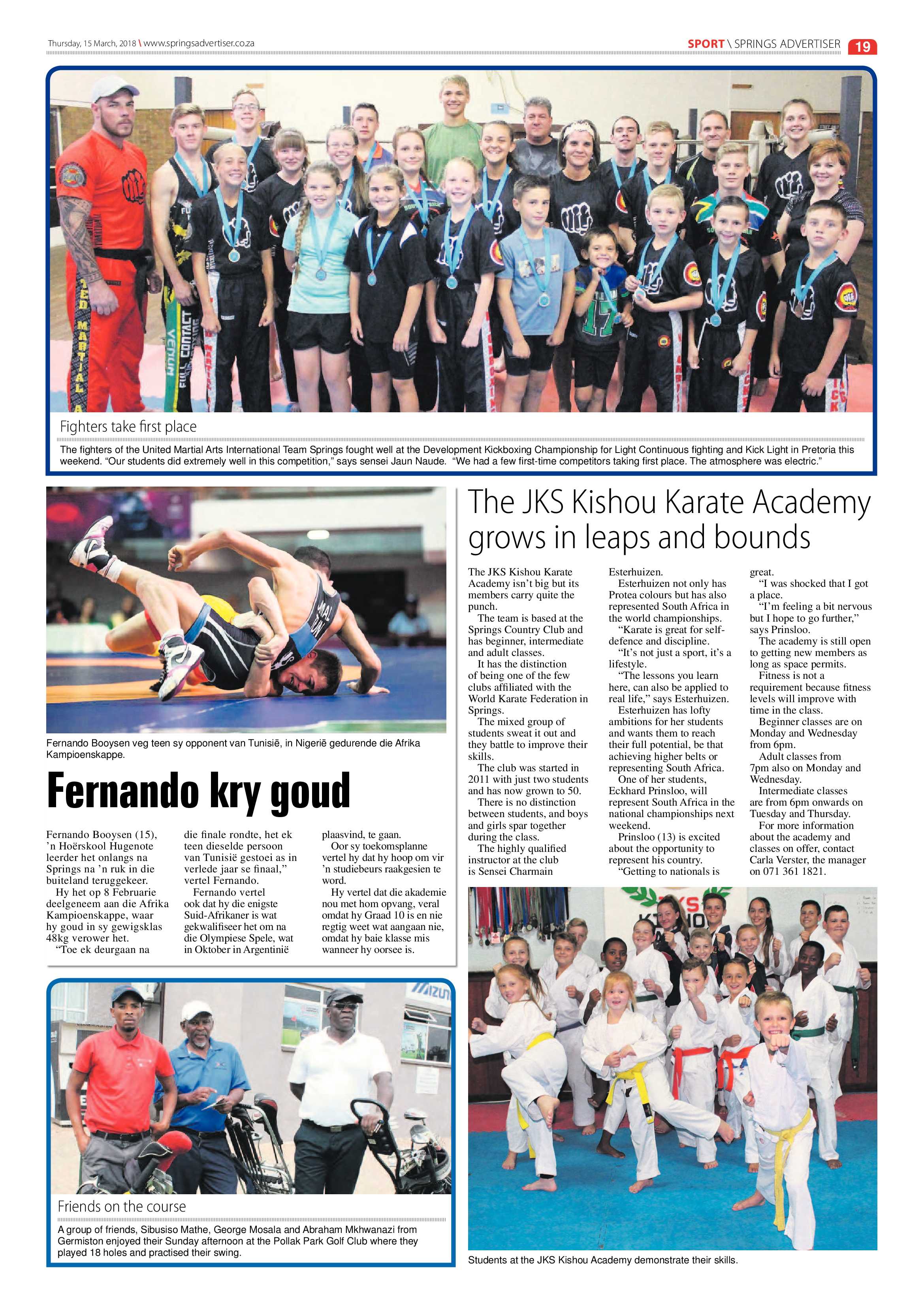 Springs Advertiser 15 March 2018 page 19
