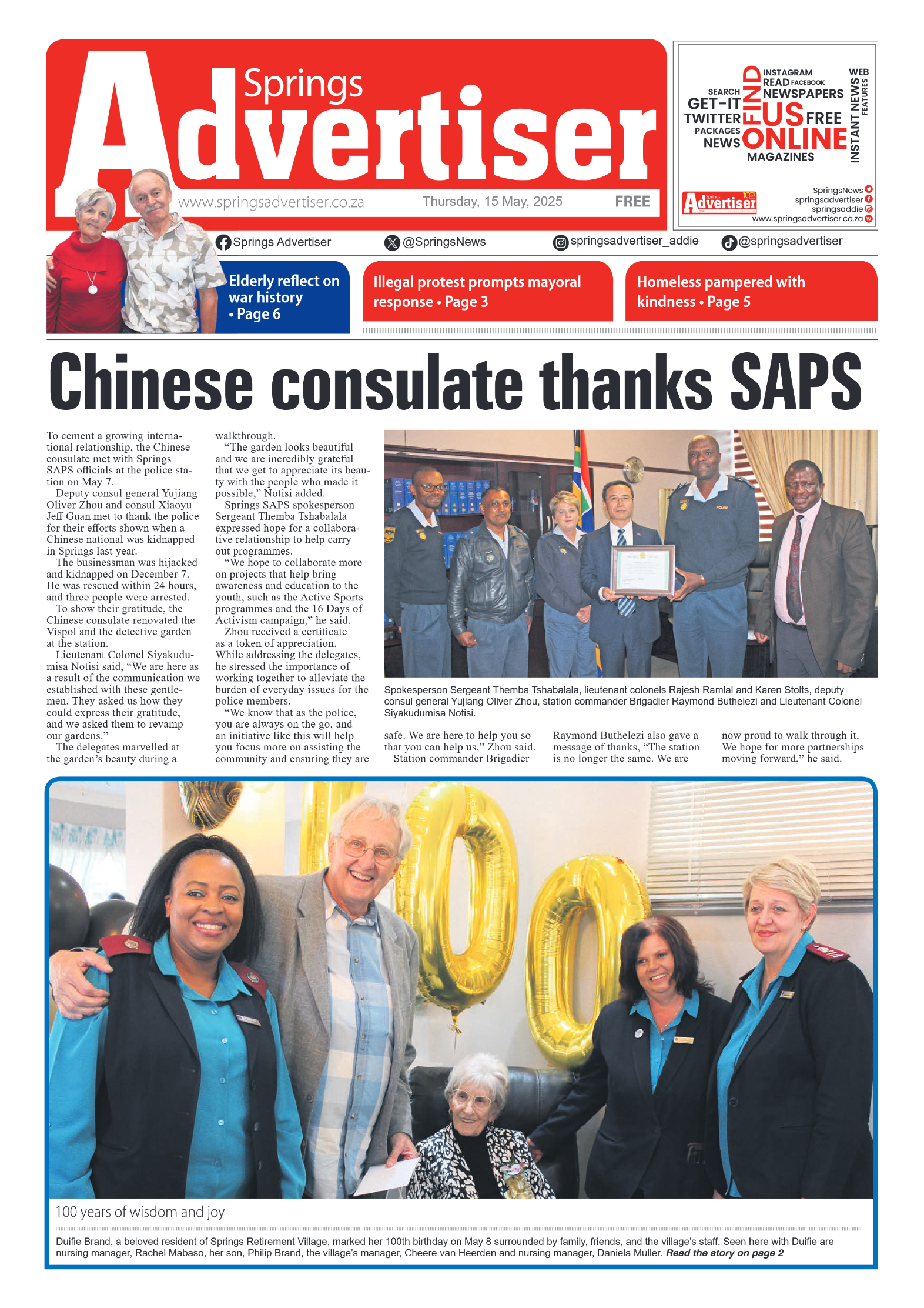 Springs Advertiser 15 May 2025 page 3
