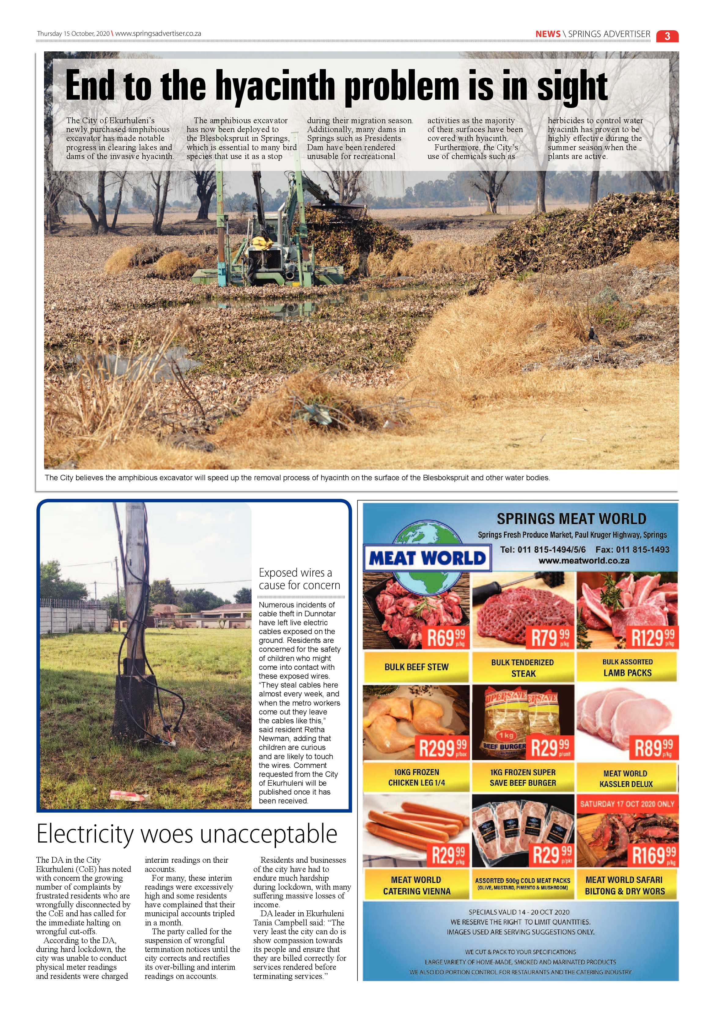 Springs Advertiser 15 October 2020 page 3