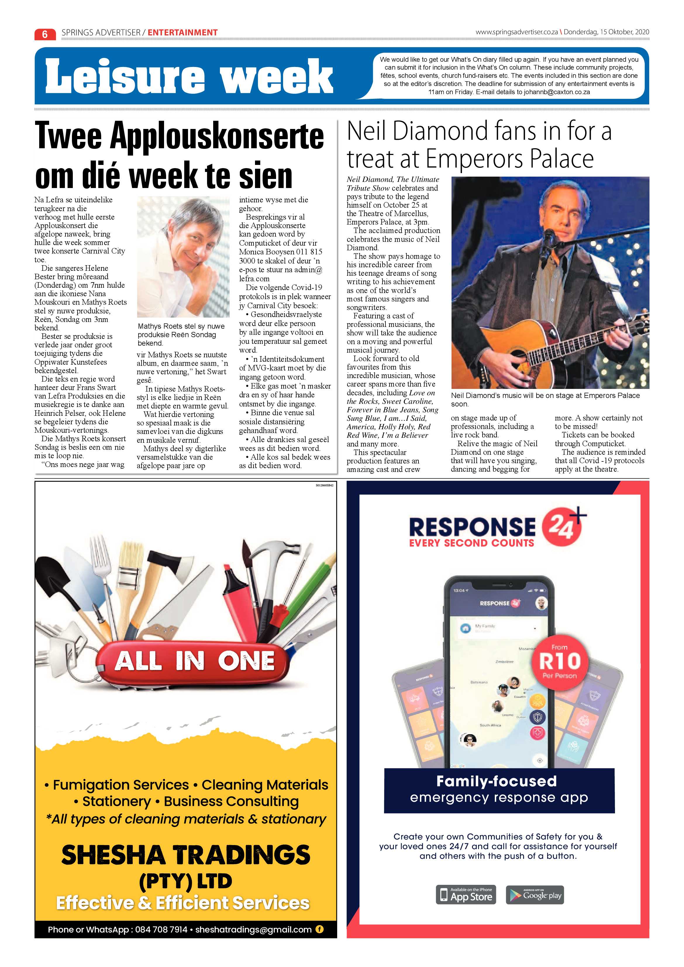 Springs Advertiser 15 October 2020 page 6