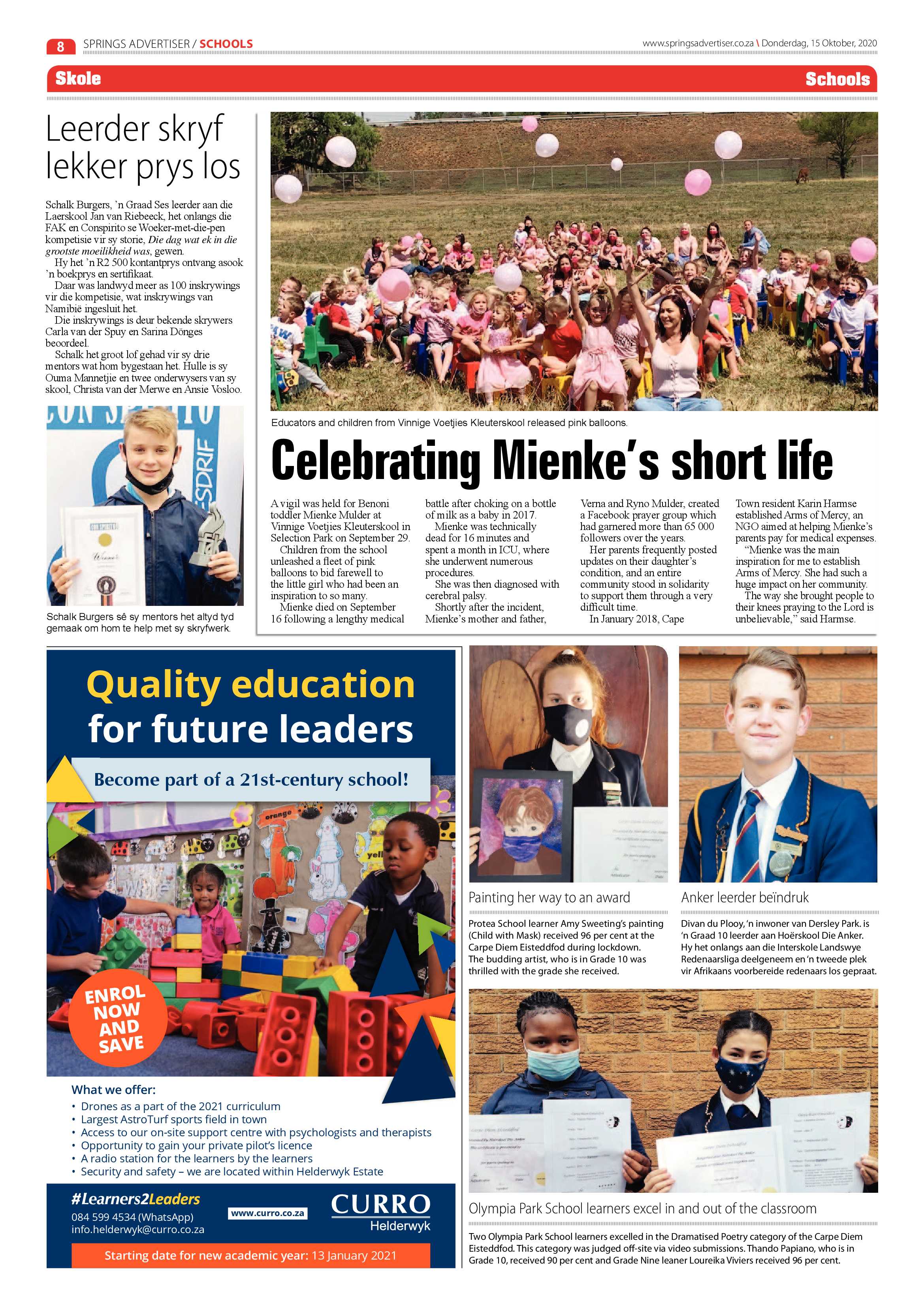 Springs Advertiser 15 October 2020 page 8