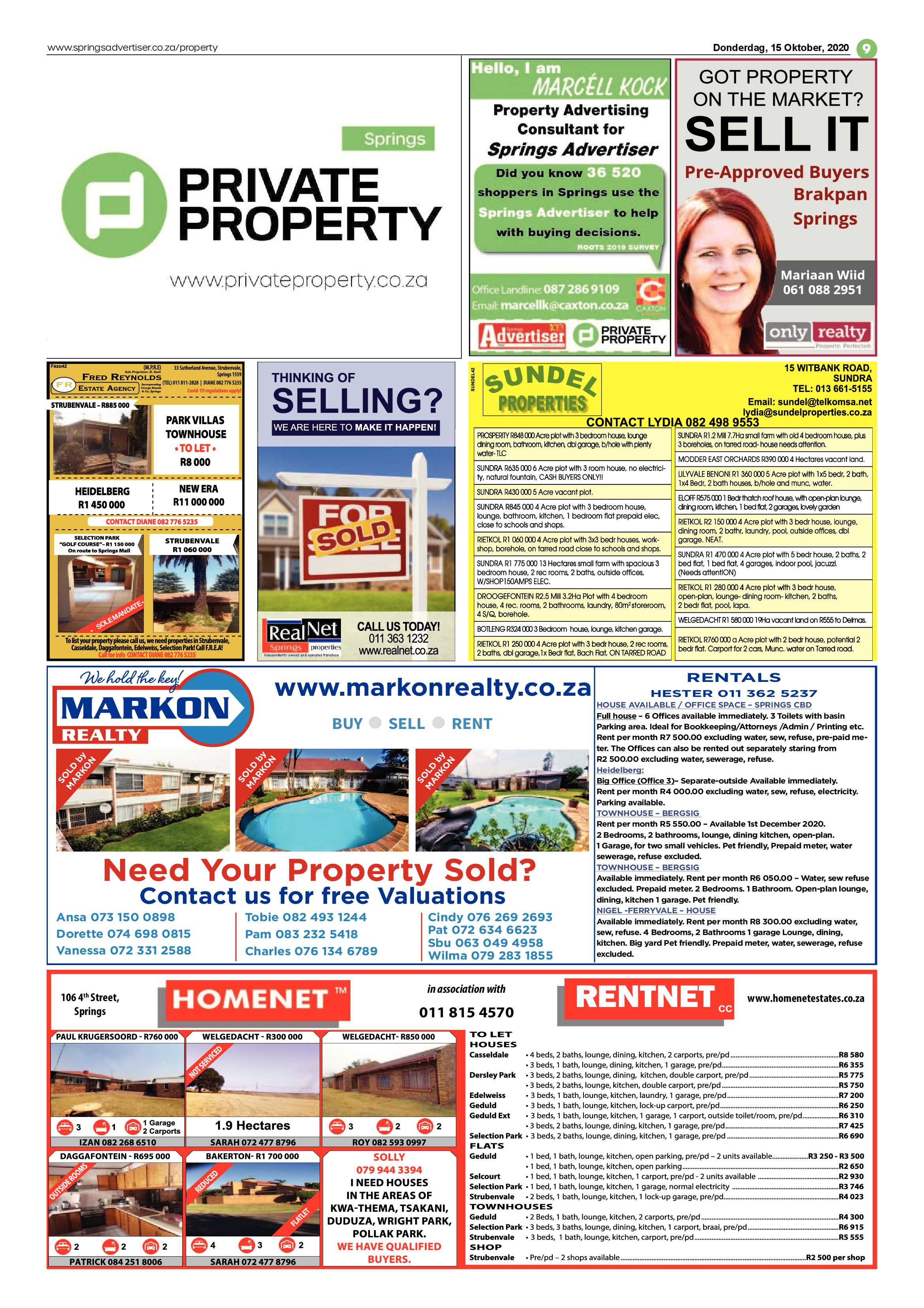 Springs Advertiser 15 October 2020 page 9