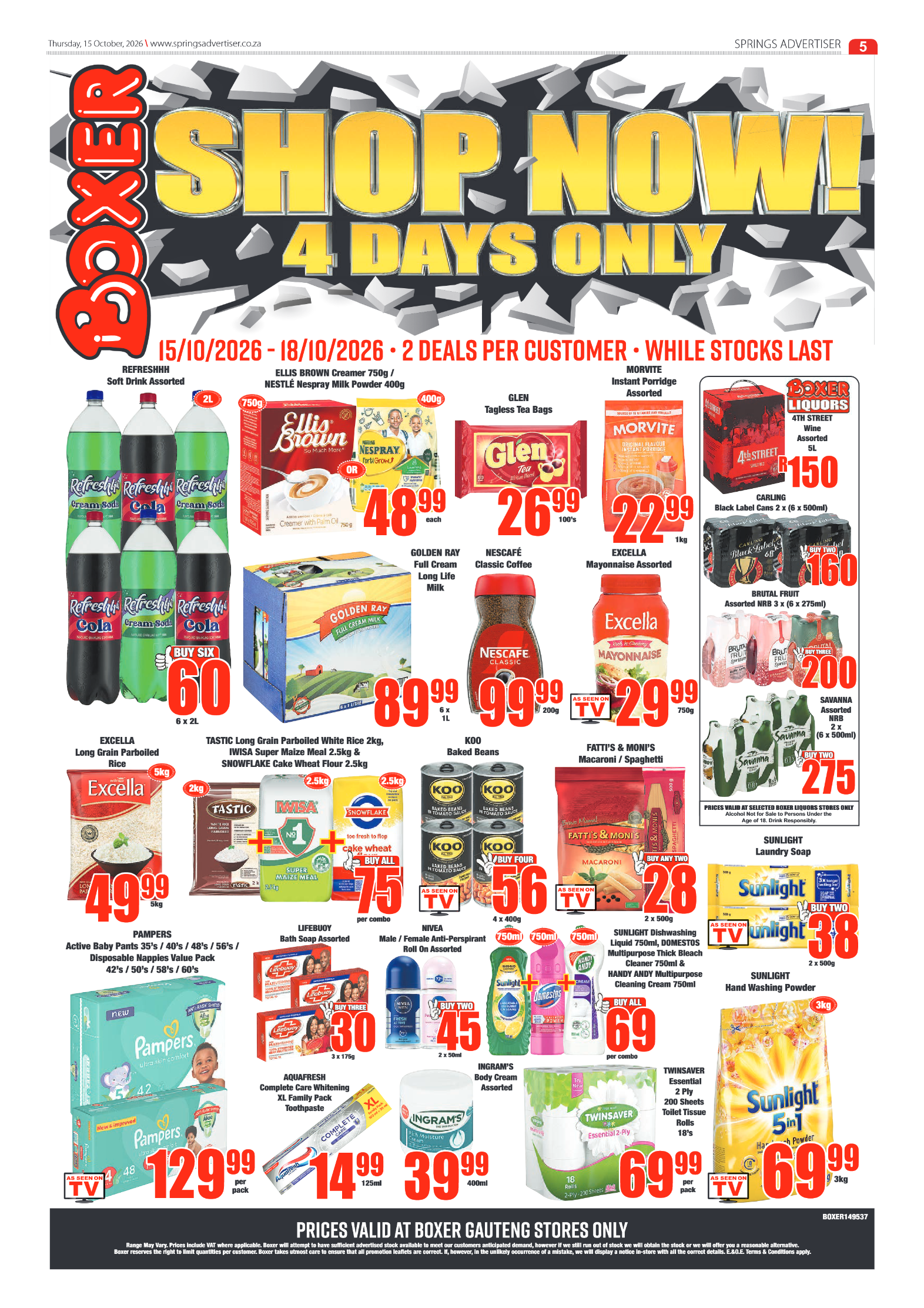 Springs Advertiser 15 October 2026 page 5