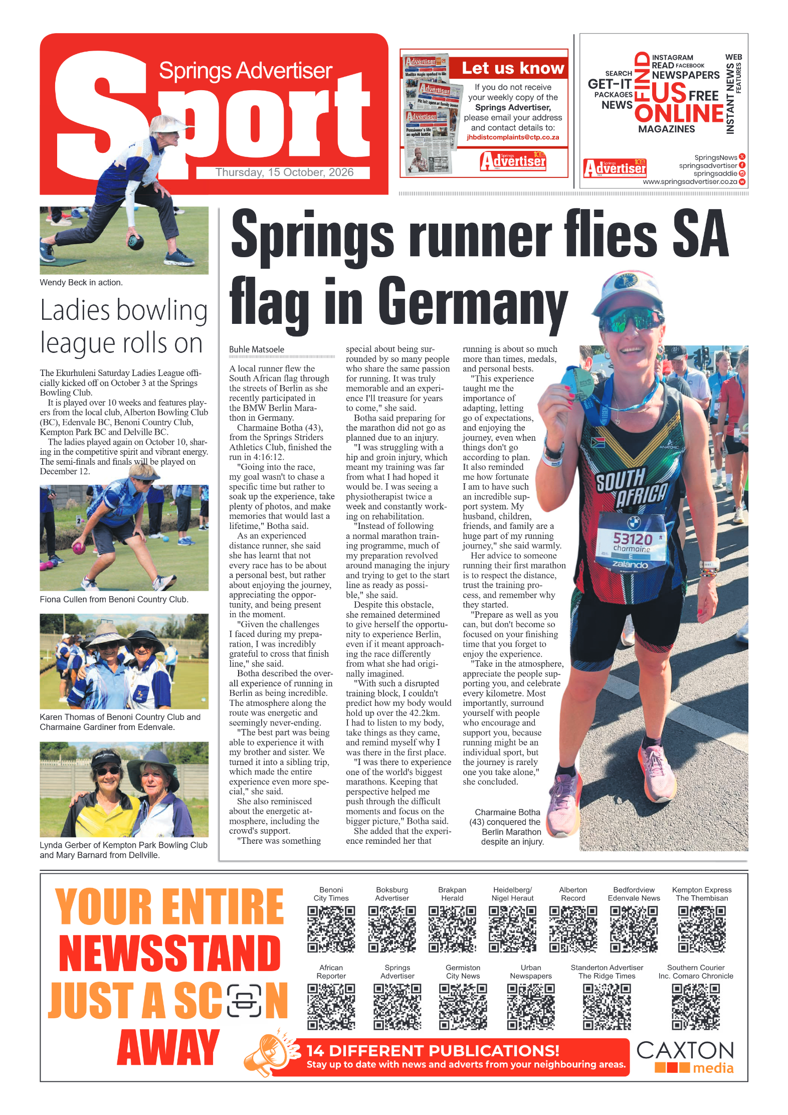 Springs Advertiser 15 October 2026 page 8