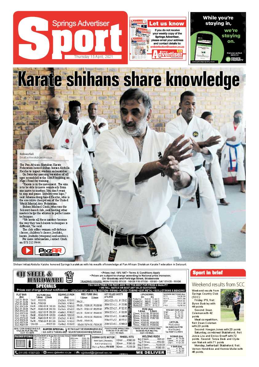 Springs Advertiser 16 April 2021 page 12