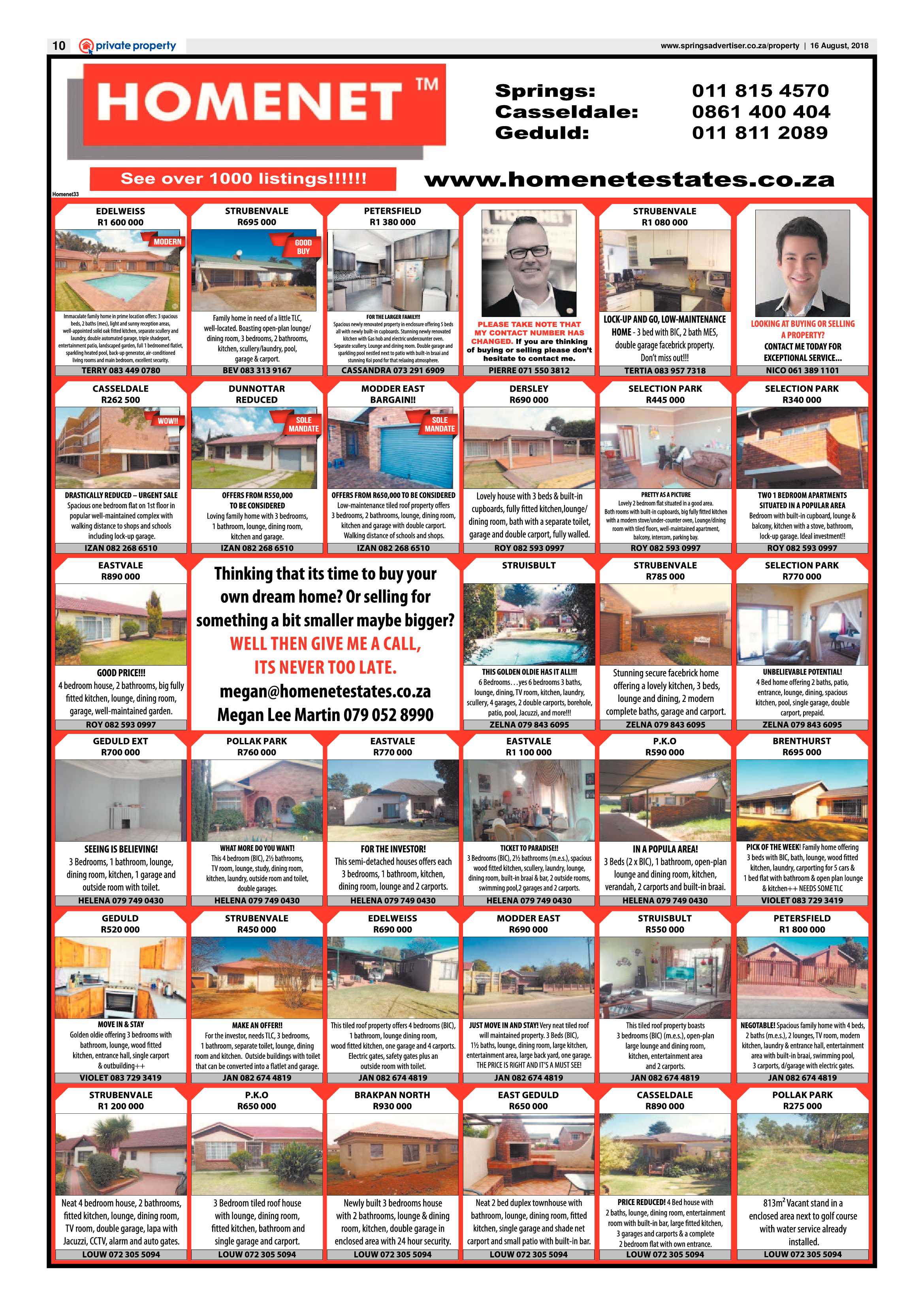 Springs Advertiser 16 August 2018 page 10