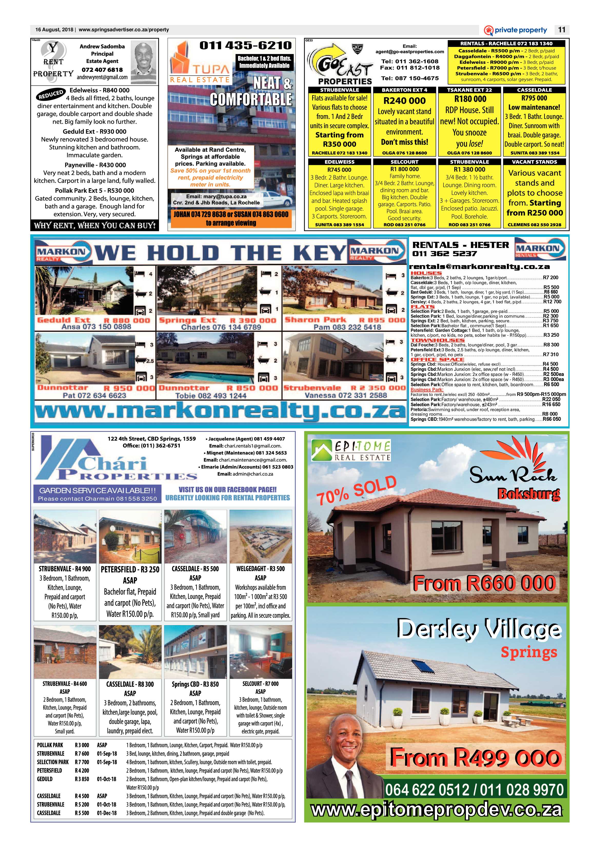 Springs Advertiser 16 August 2018 page 11
