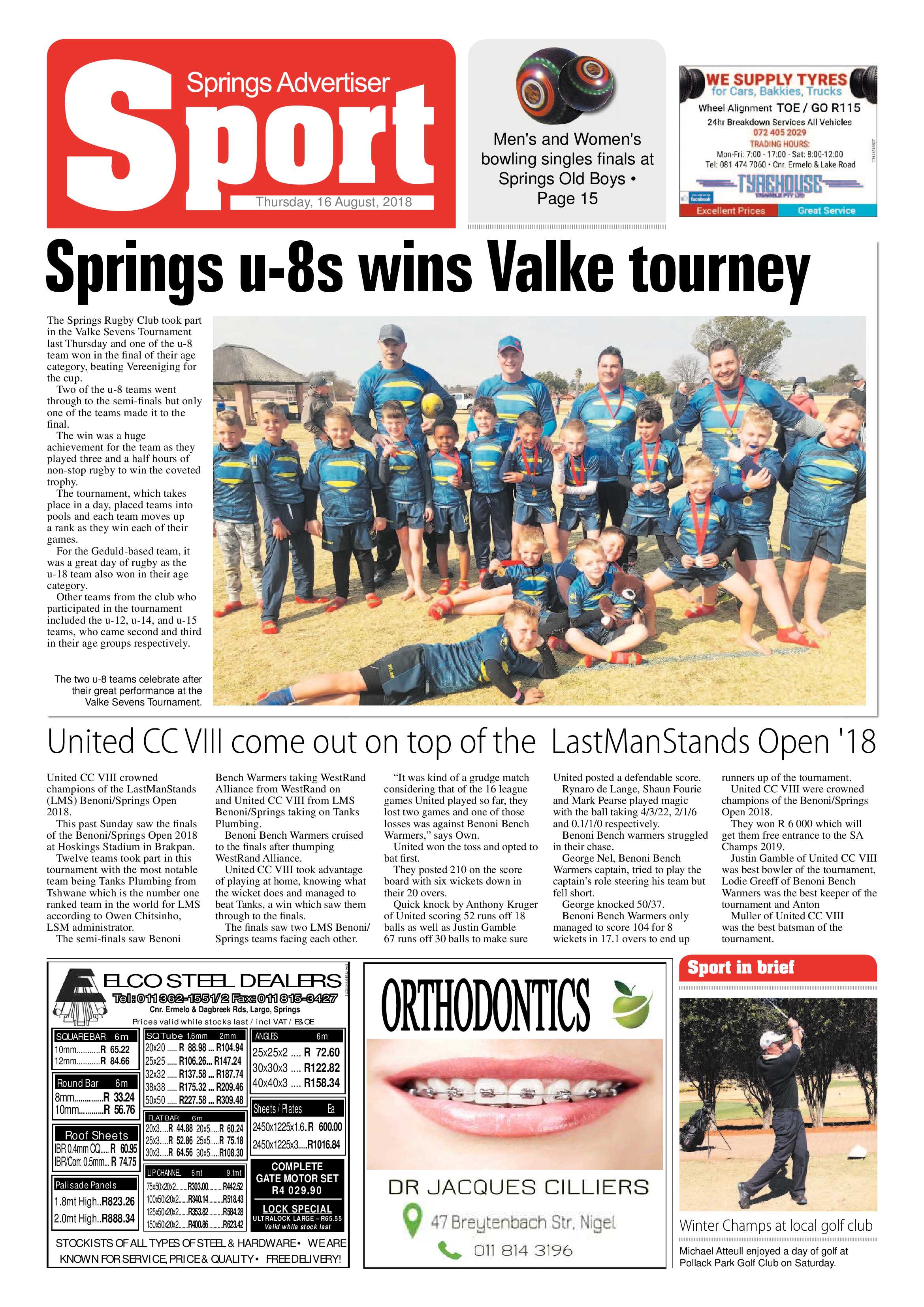 Springs Advertiser 16 August 2018 page 16