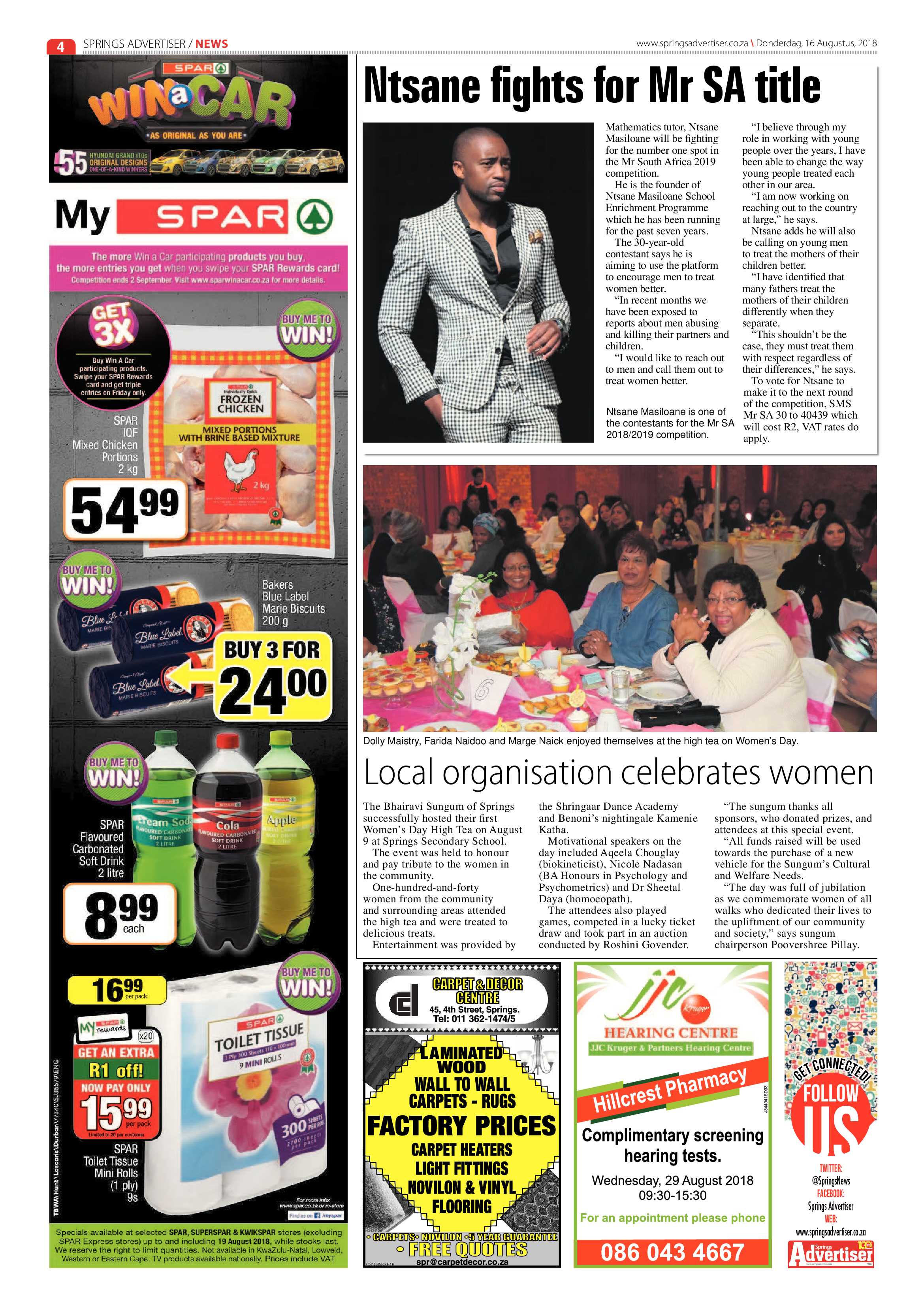 Springs Advertiser 16 August 2018 page 4