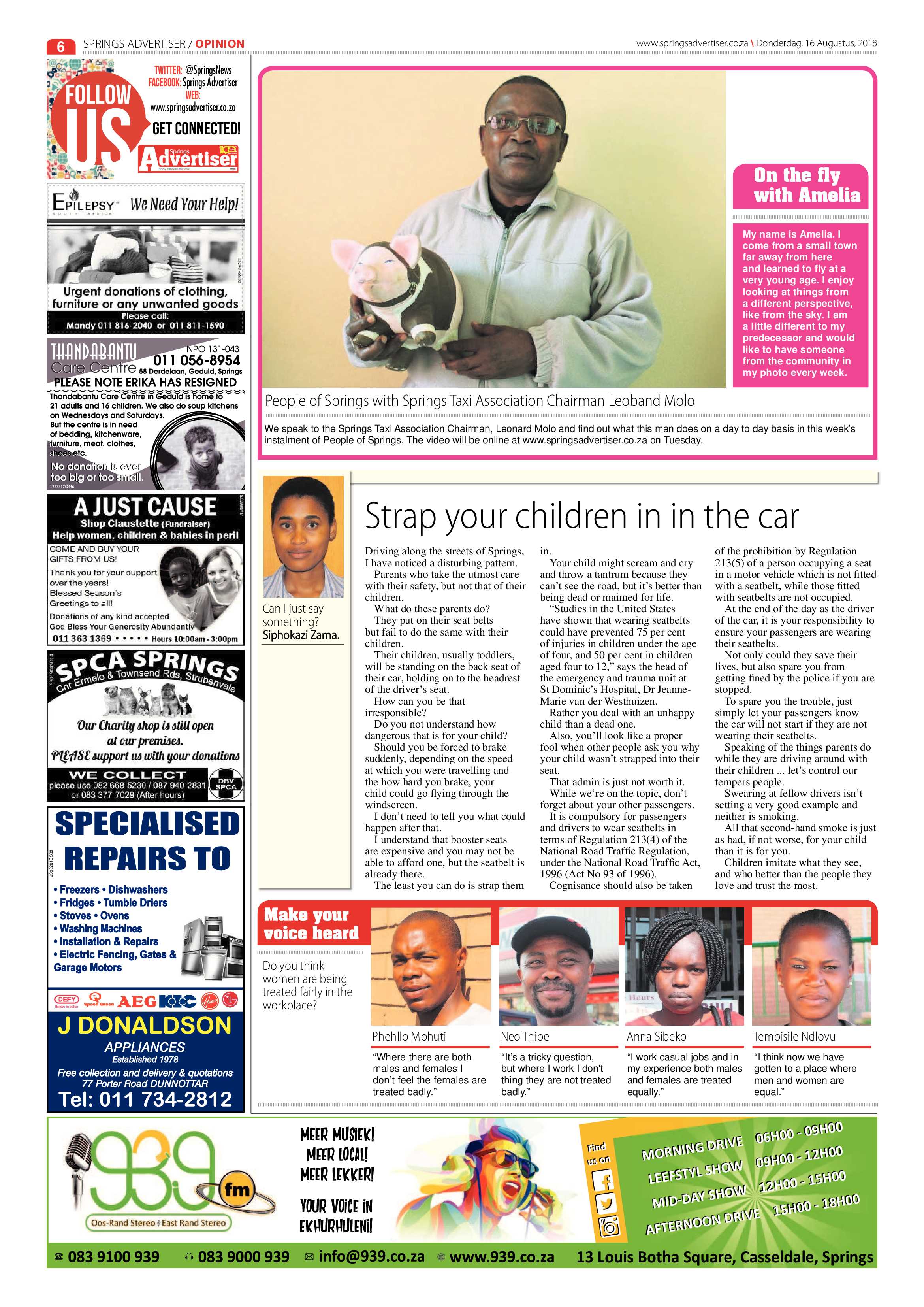 Springs Advertiser 16 August 2018 page 6