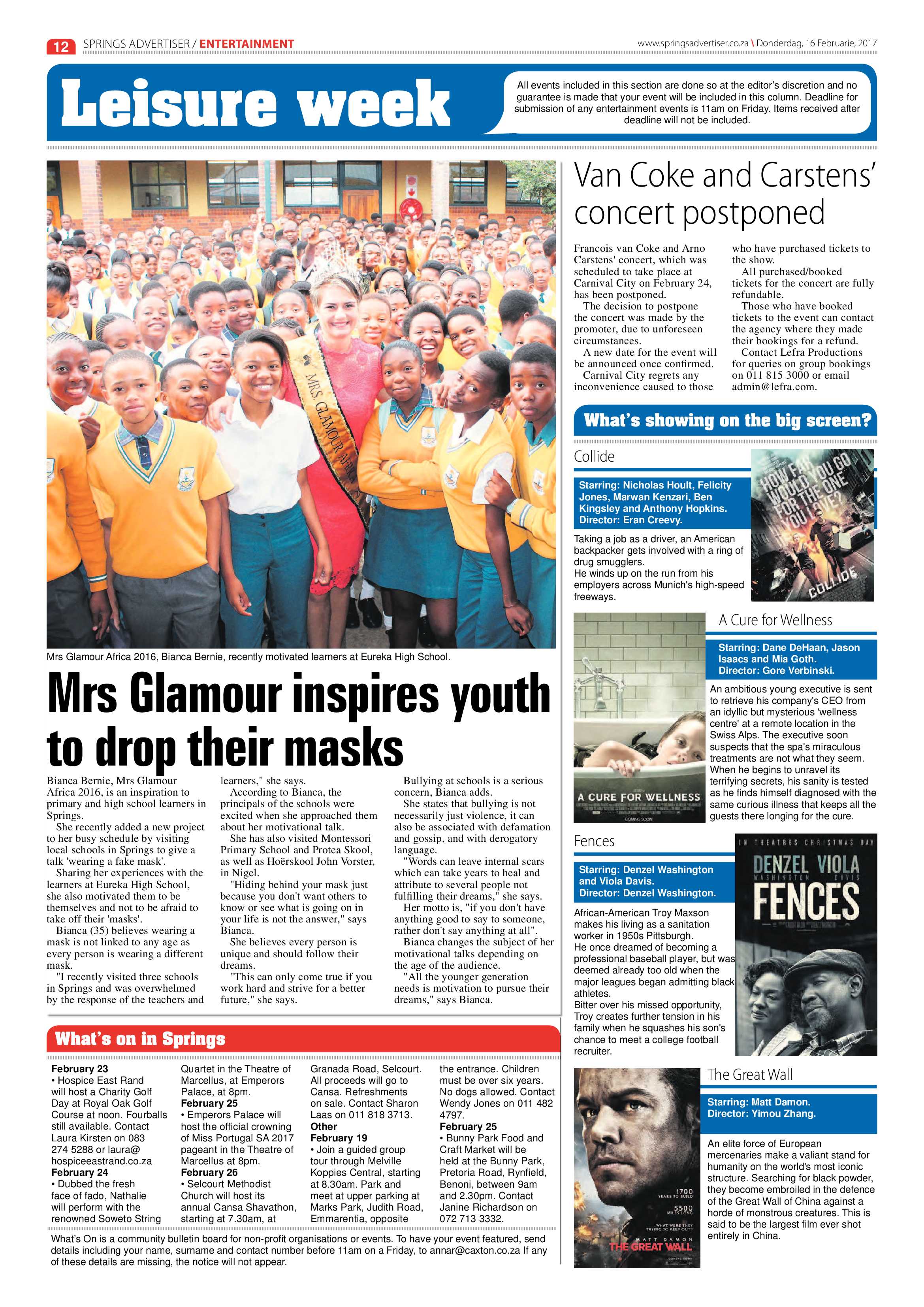 Springs Advertiser 16 February 2017 page 12