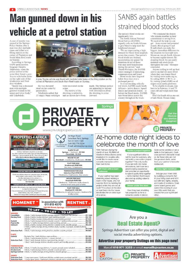 Springs Advertiser 16 February 2023 page 4