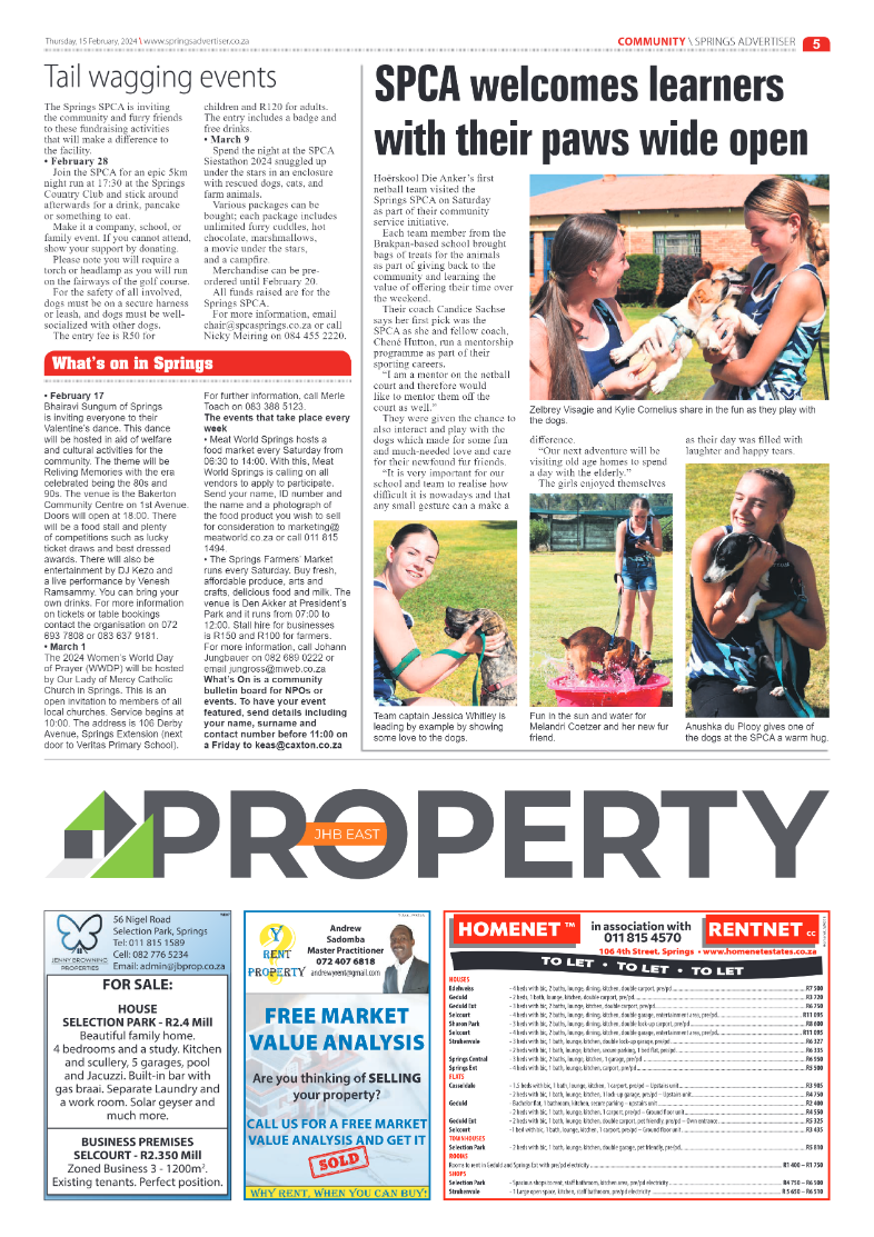 Springs Advertiser 16 February 2024 page 5