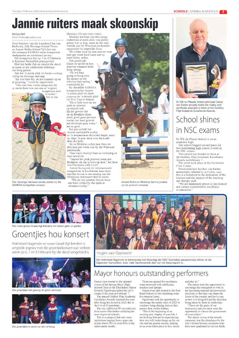 Springs Advertiser 16 February 2024 page 7