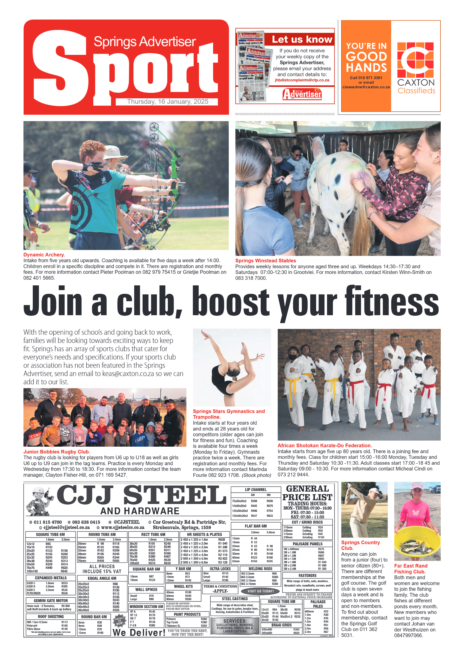 Springs Advertiser 16 January 2025 page 8