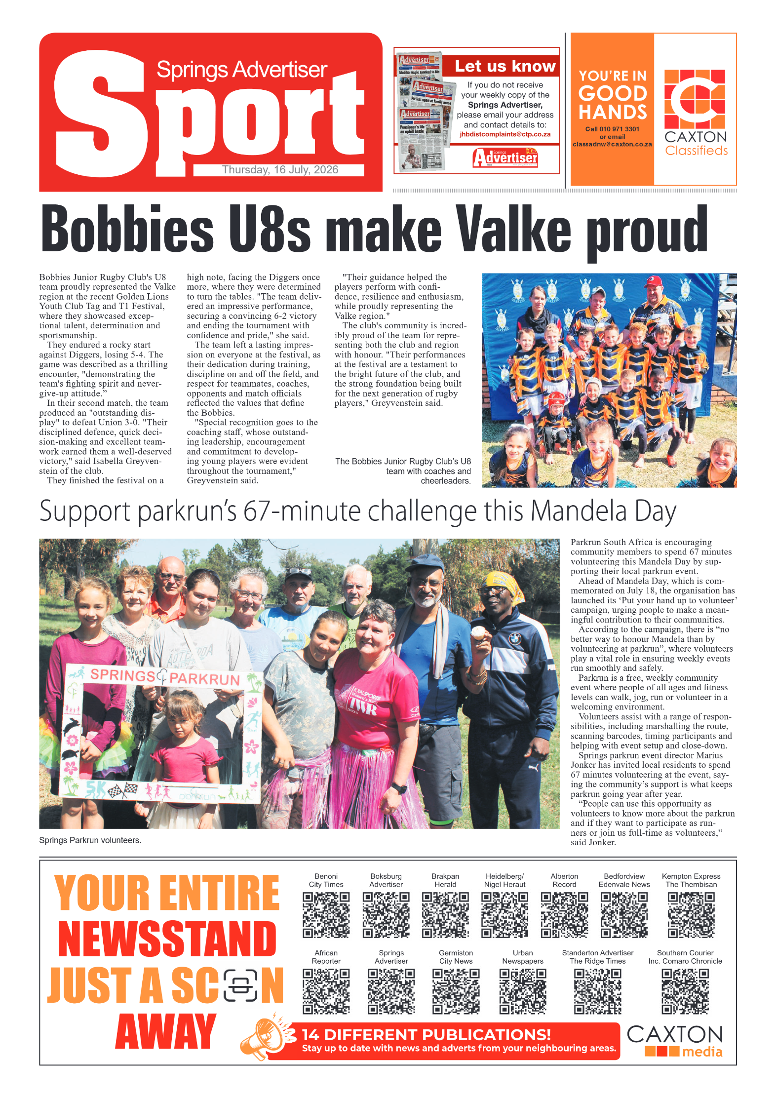 Springs Advertiser 16 July 2026 page 8