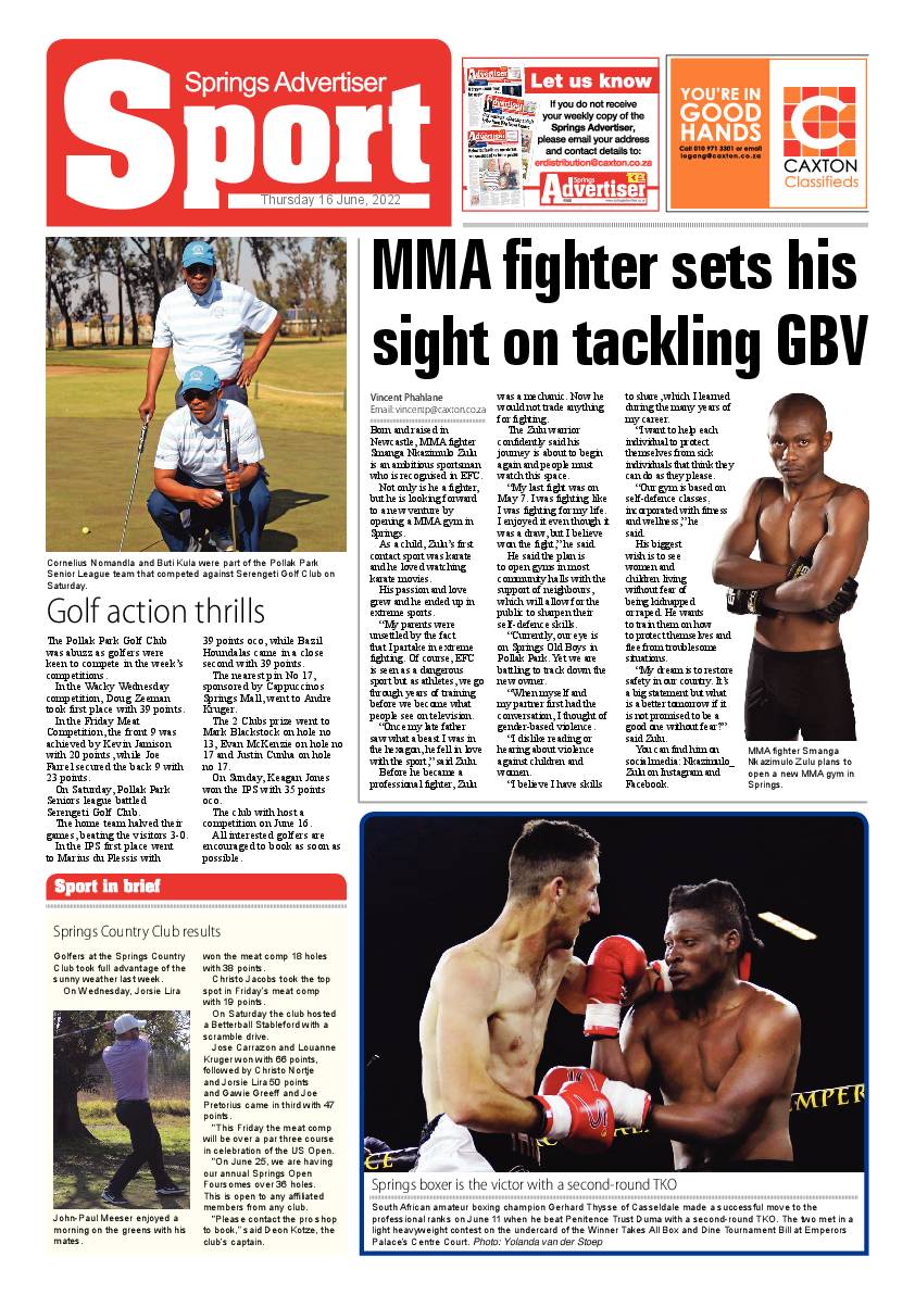 Springs Advertiser 16 June 2022 page 12