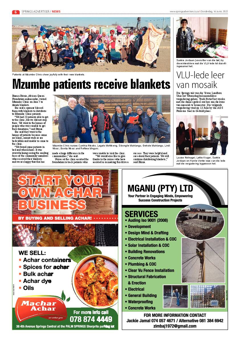 Springs Advertiser 16 June 2022 page 6