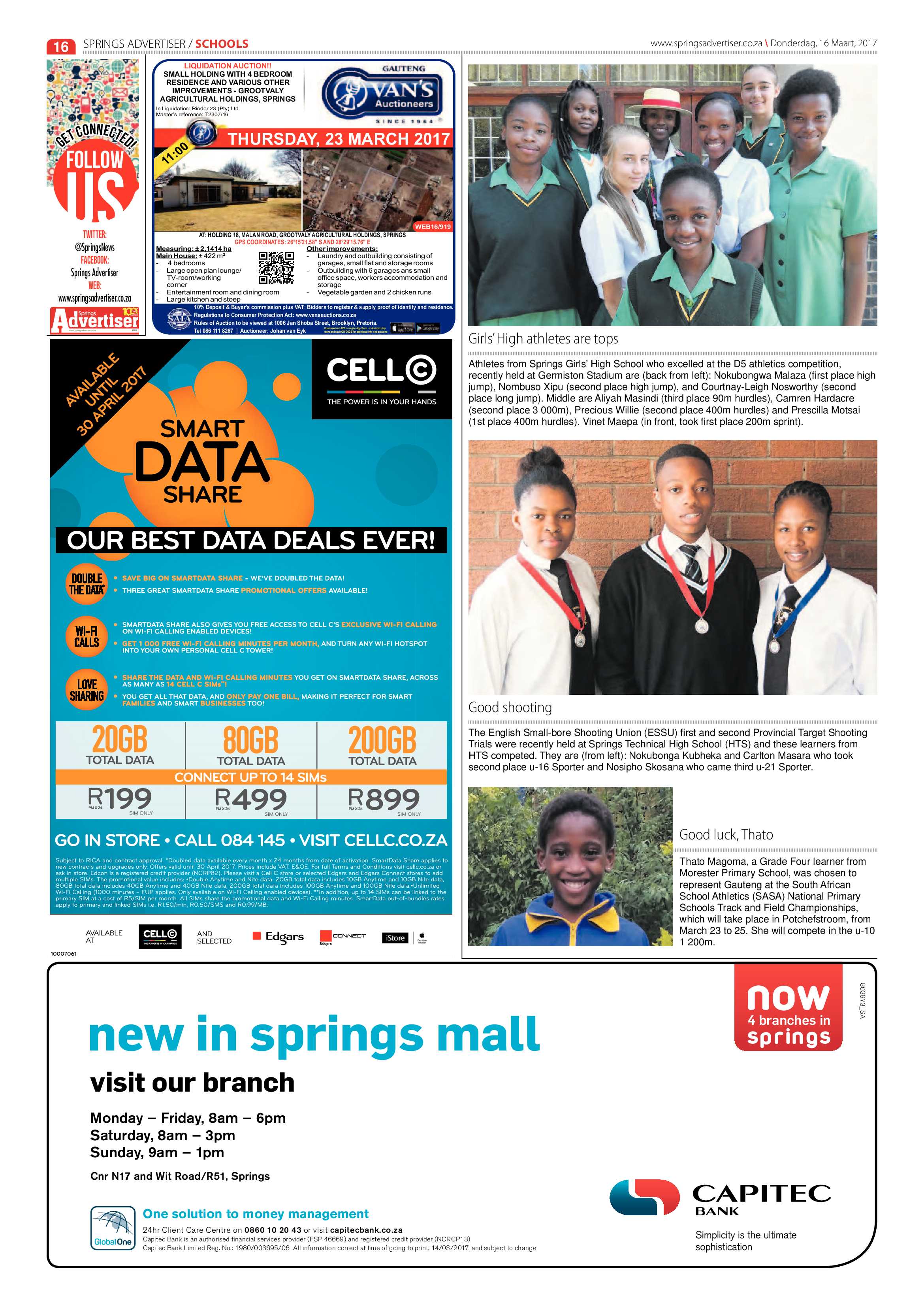 Springs Advertiser 16 March 2017 page 16