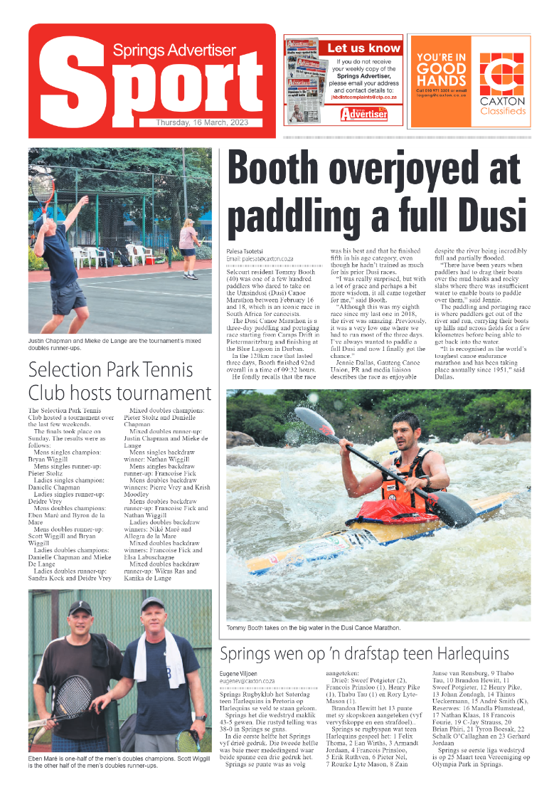 Springs Advertiser 16 March 2023 page 12