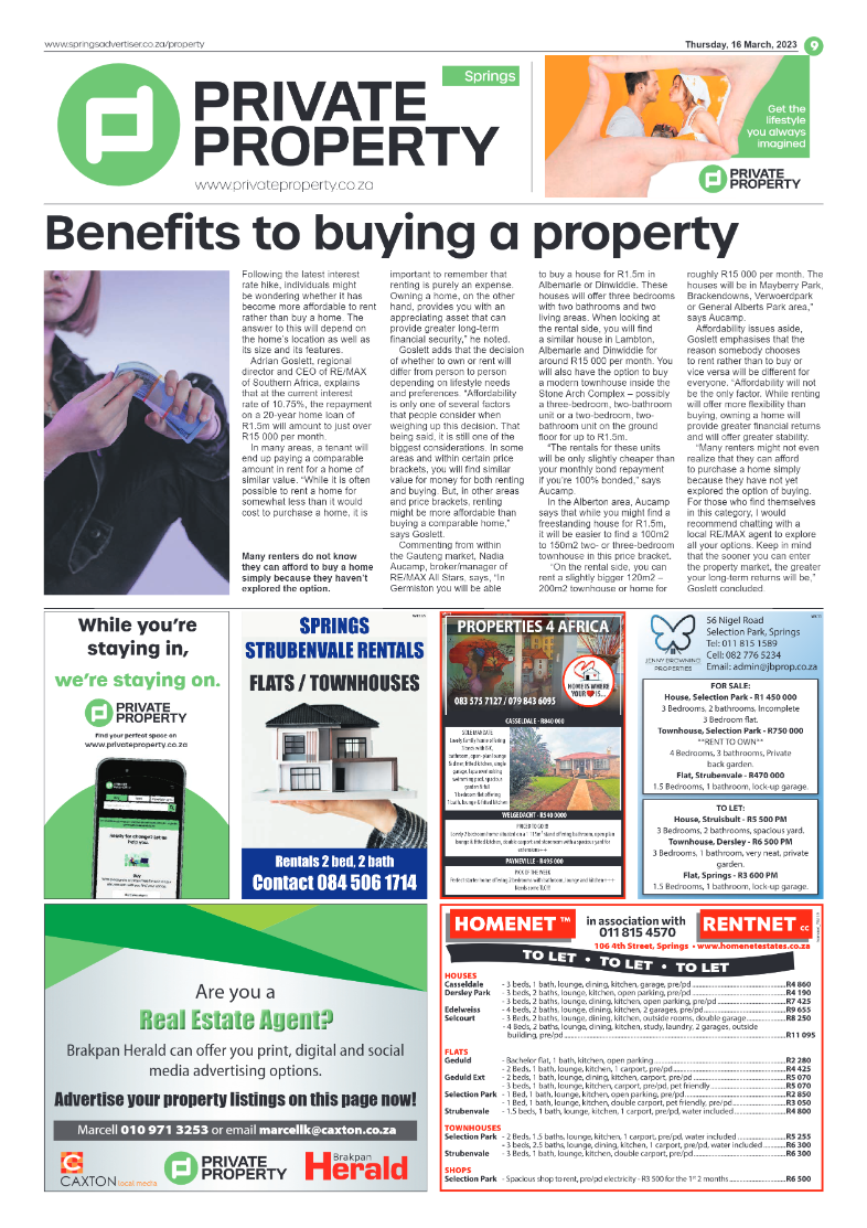Springs Advertiser 16 March 2023 page 9