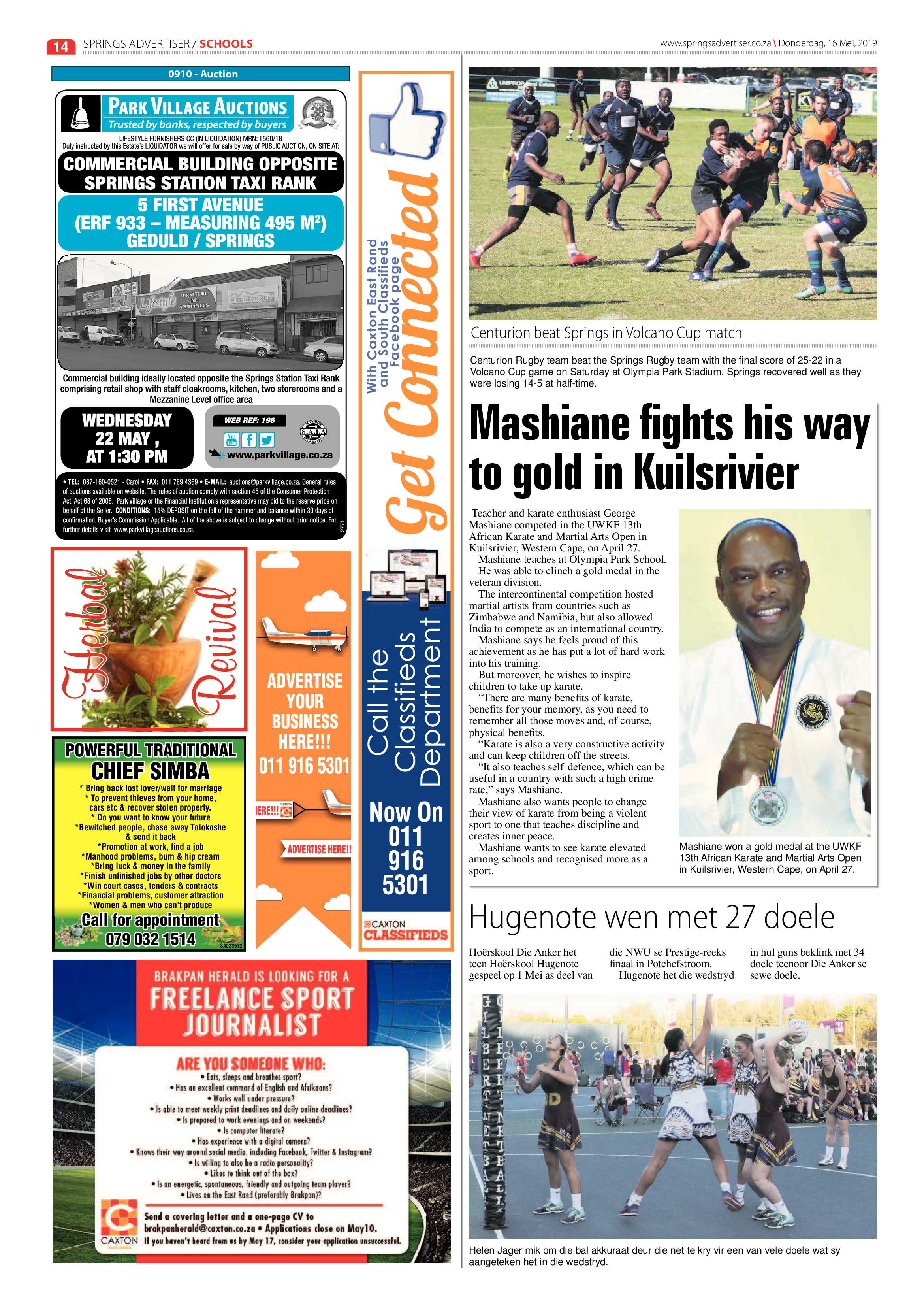 Springs Advertiser 16 May 2019 page 14
