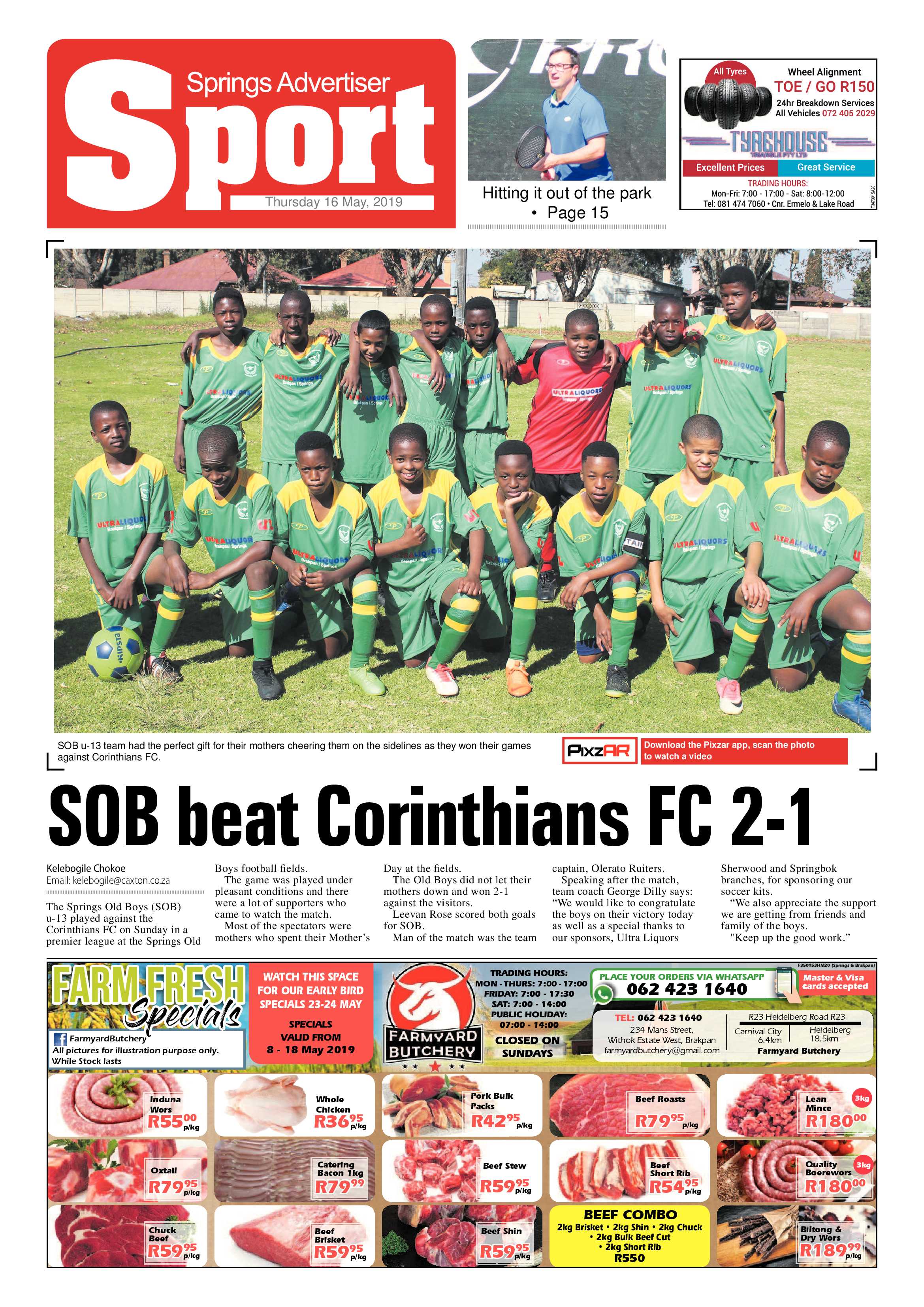 Springs Advertiser 16 May 2019 page 16