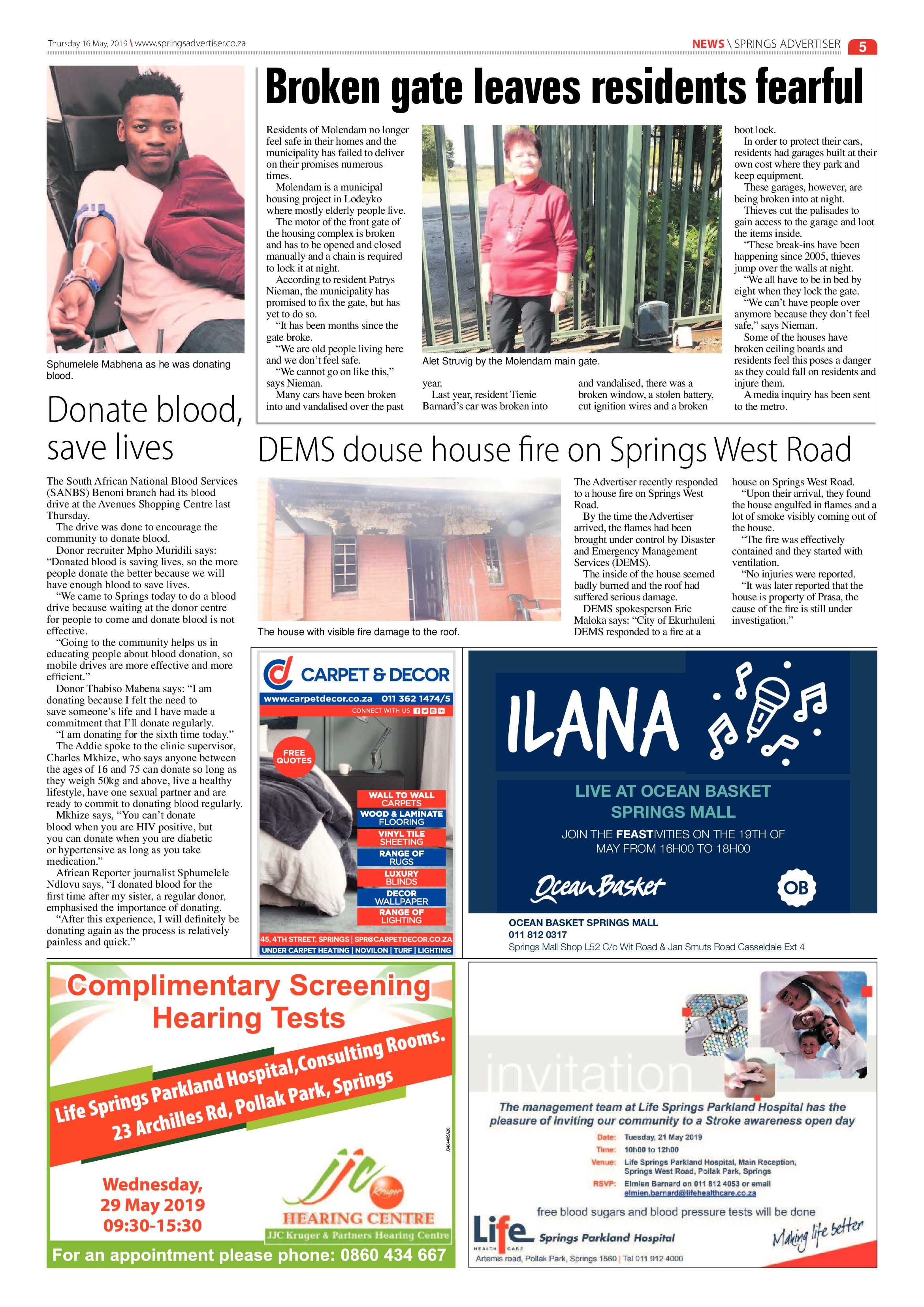 Springs Advertiser 16 May 2019 page 5