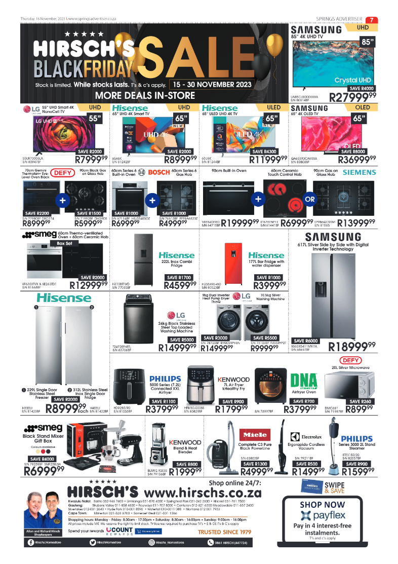 Springs Advertiser 16 November 2023 page 7