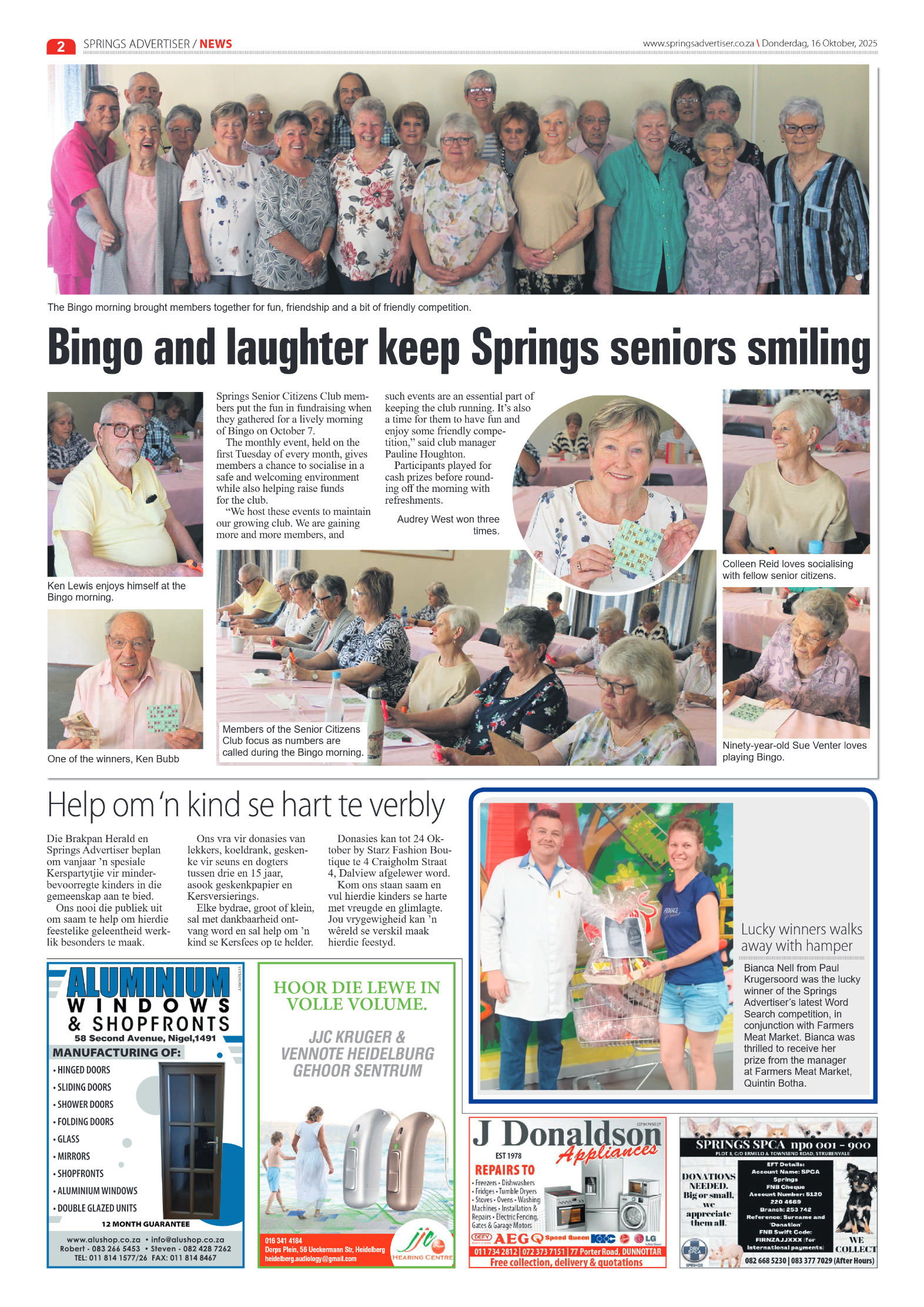 Springs Advertiser 16 October 2025 page 2