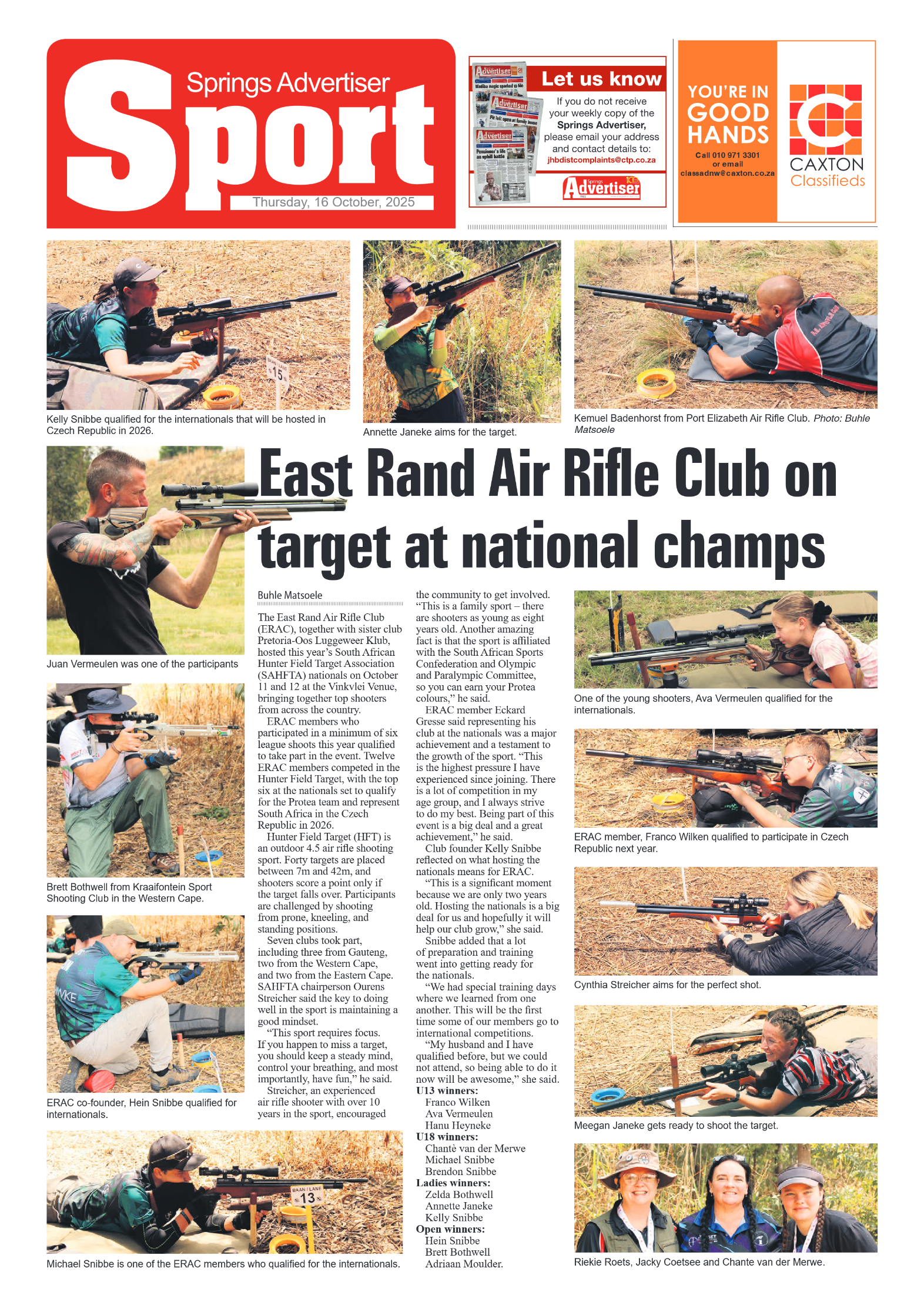 Springs Advertiser 16 October 2025 page 8