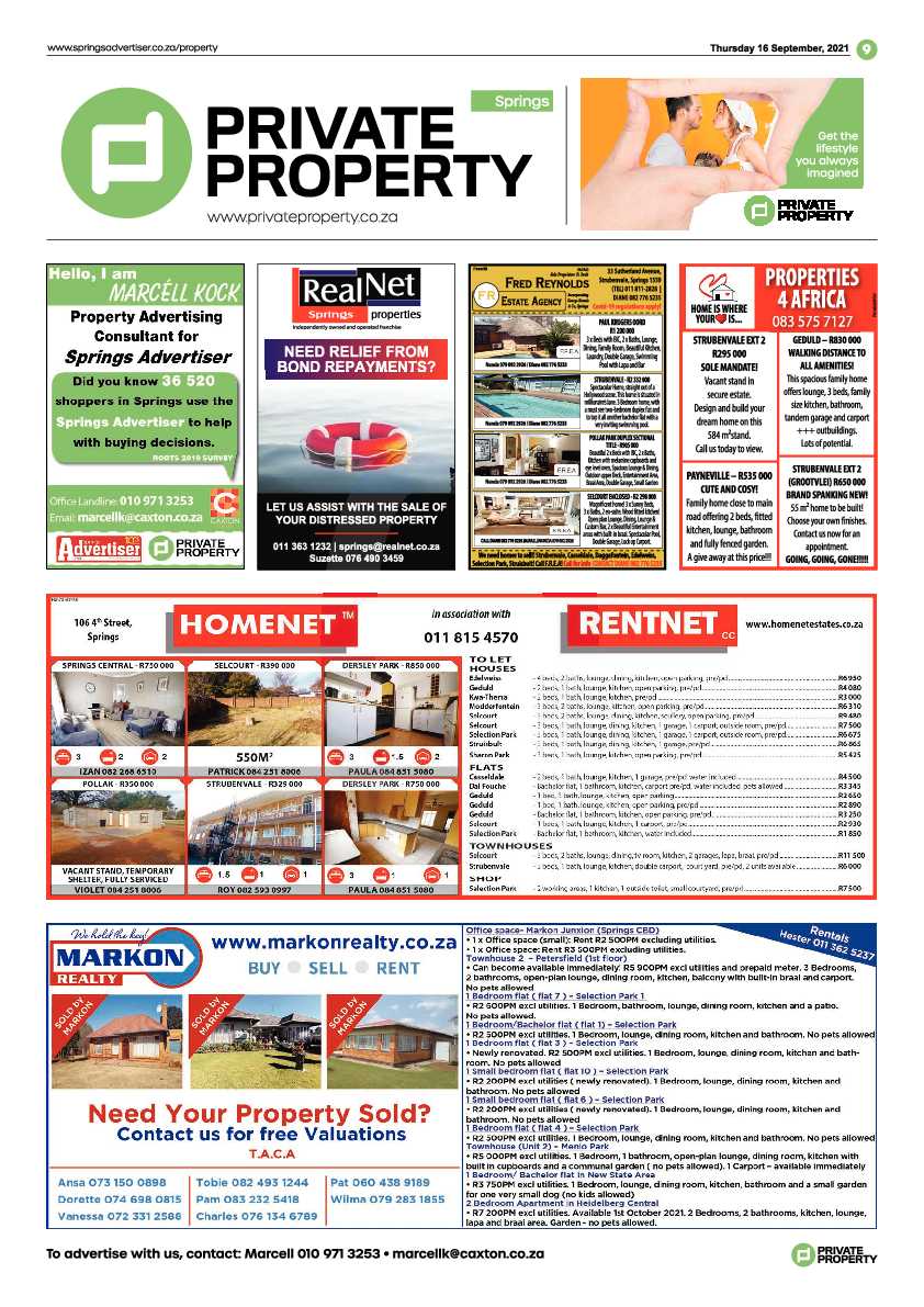 Springs Advertiser 16 September 2021 page 9