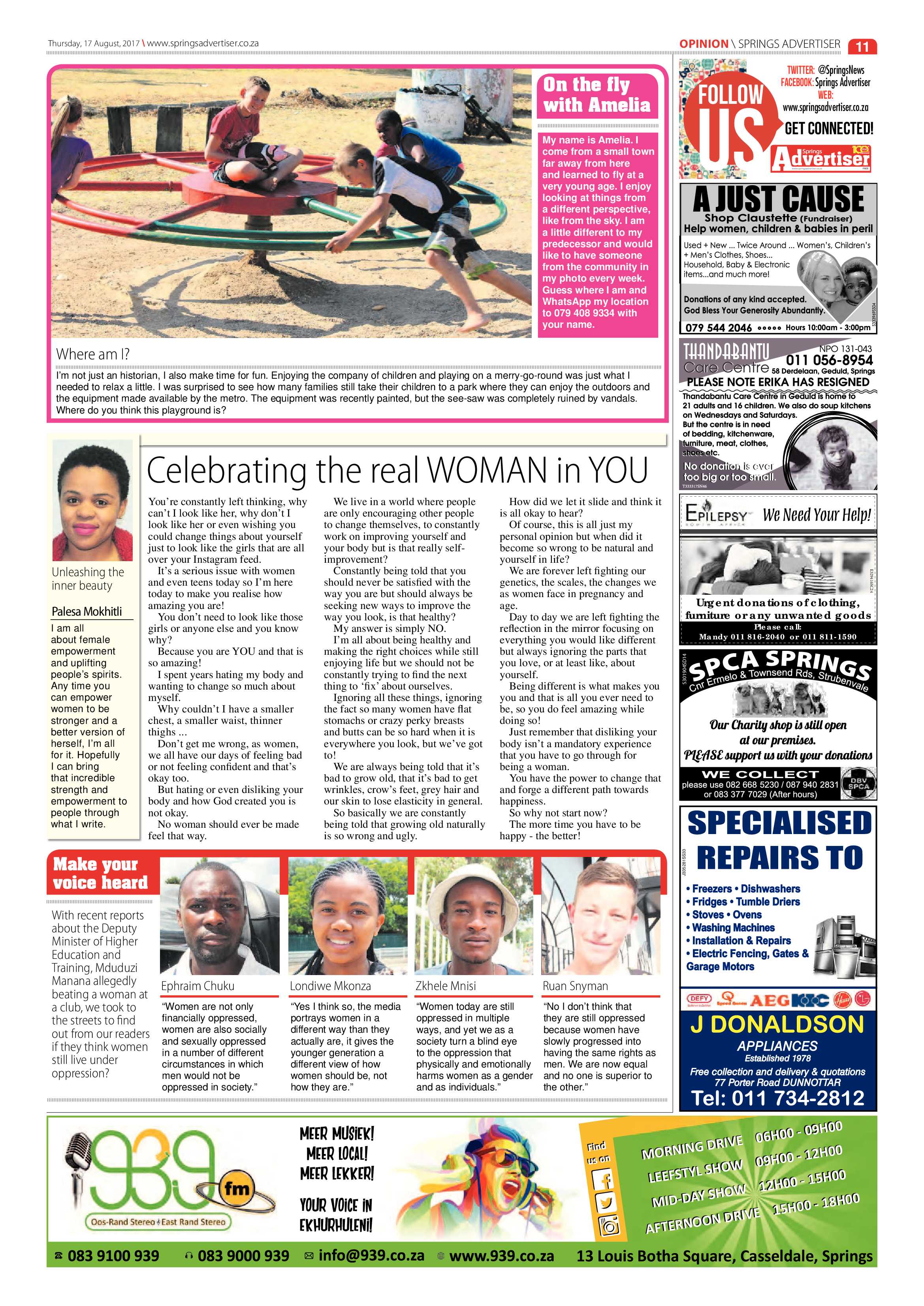 Springs Advertiser 17 August 2017 page 11