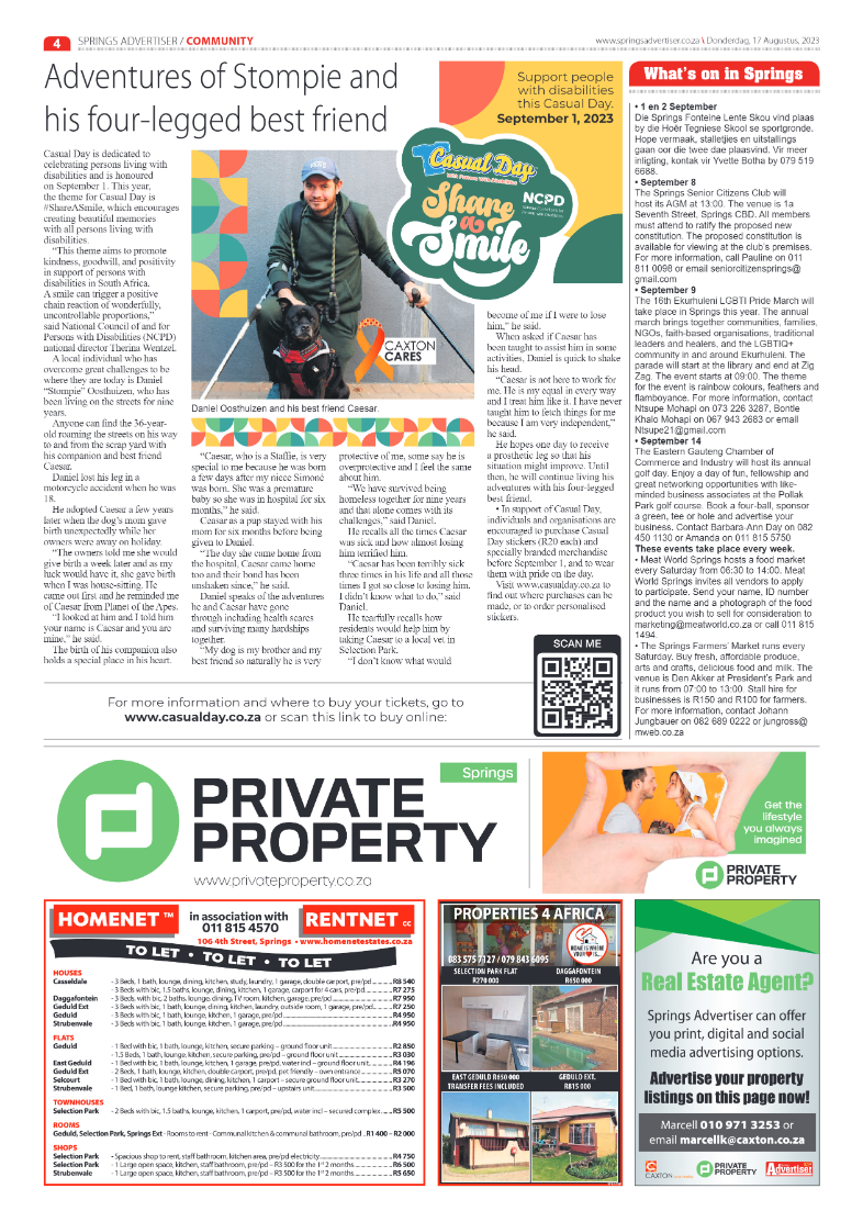 Springs Advertiser 17 August 2023 page 4