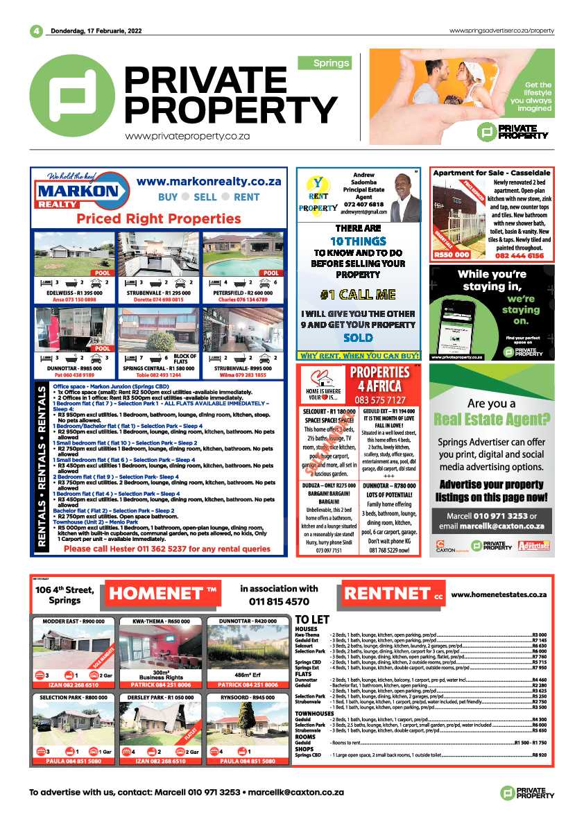 Springs Advertiser 17 February 2022 page 4