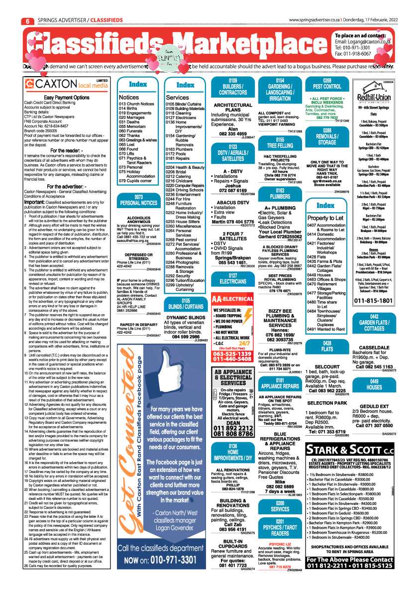 Springs Advertiser 17 February 2022 page 6