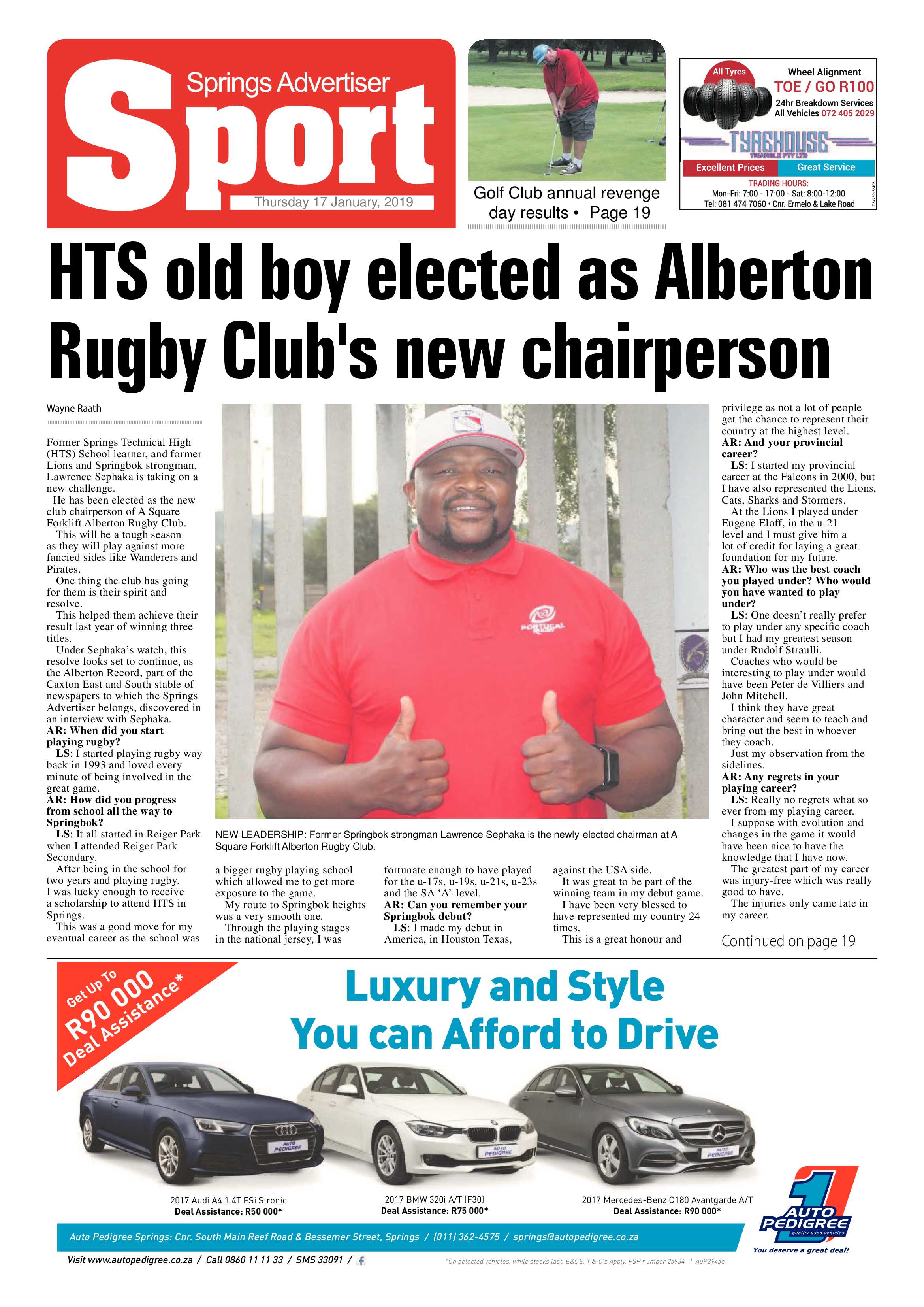 Springs Advertiser 17 January 2019 page 20