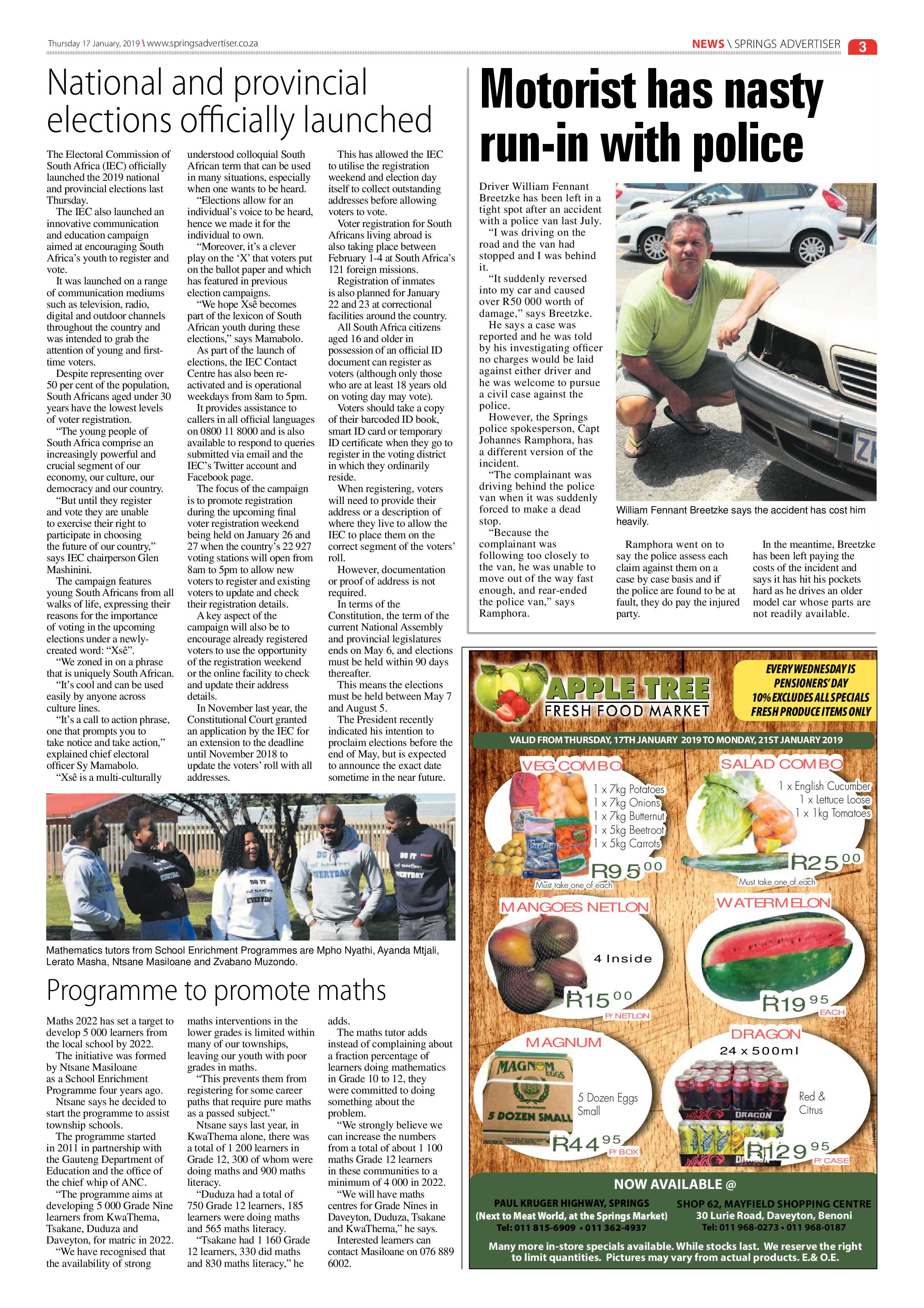 Springs Advertiser 17 January 2019 page 3