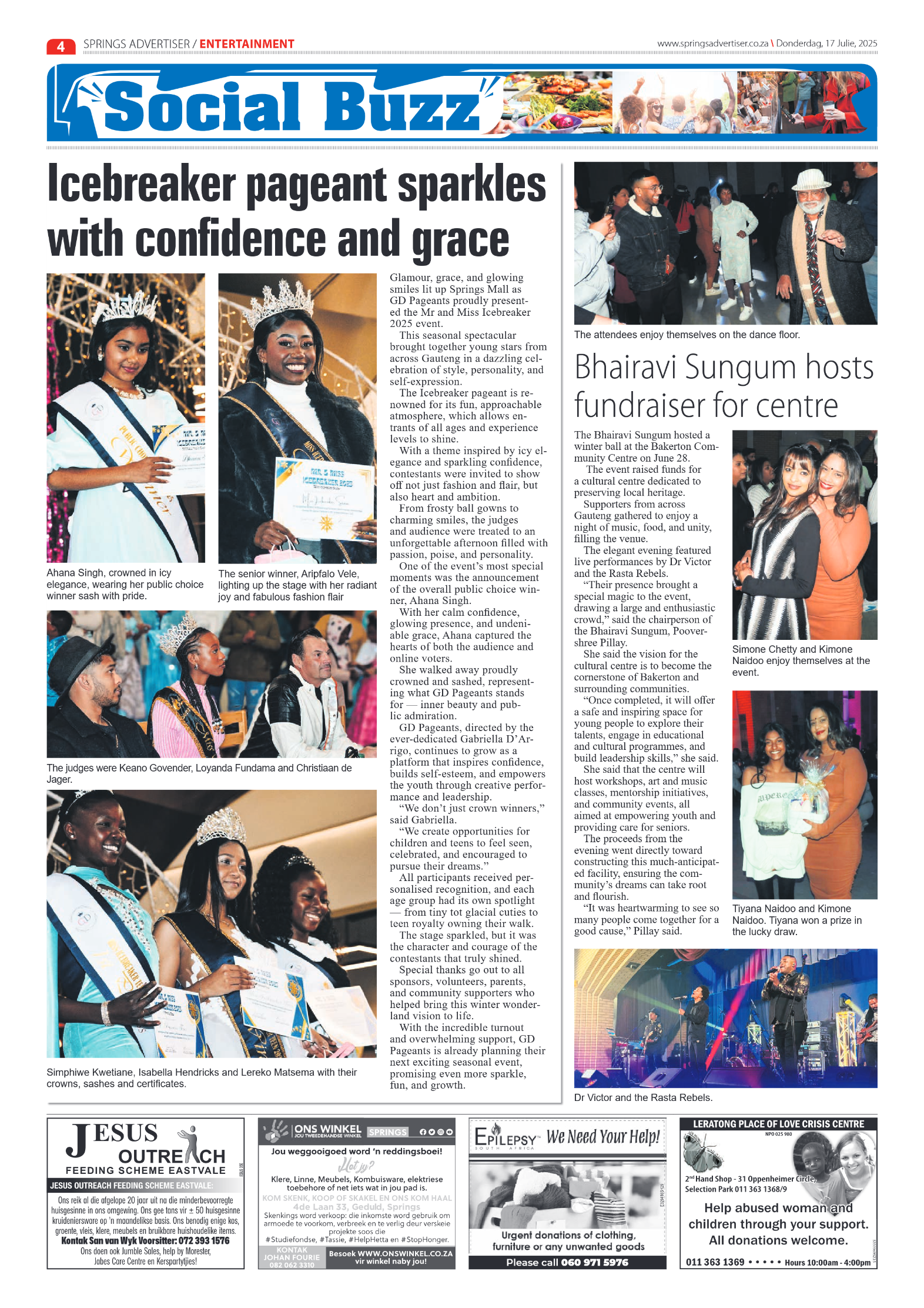 Springs Advertiser 17 July 2025 page 4